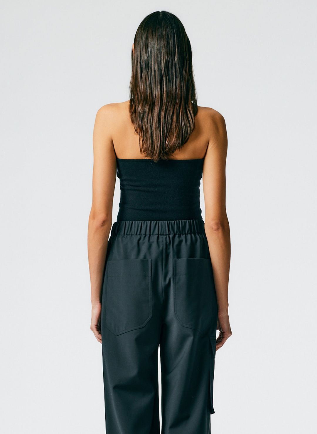 Compact Stretch Cashmere Tube Top #3