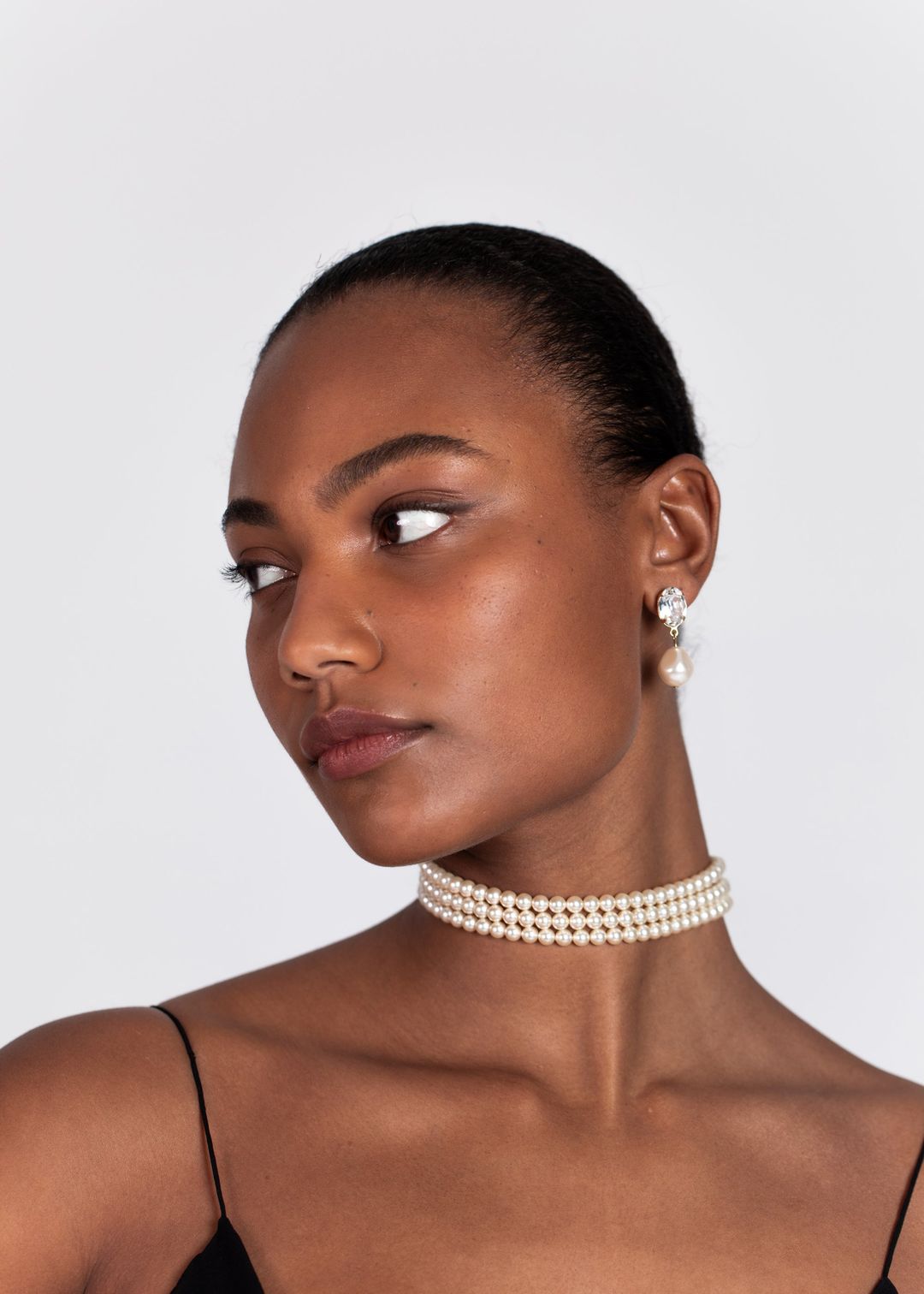 Blaire Ribbon Tie -- Black