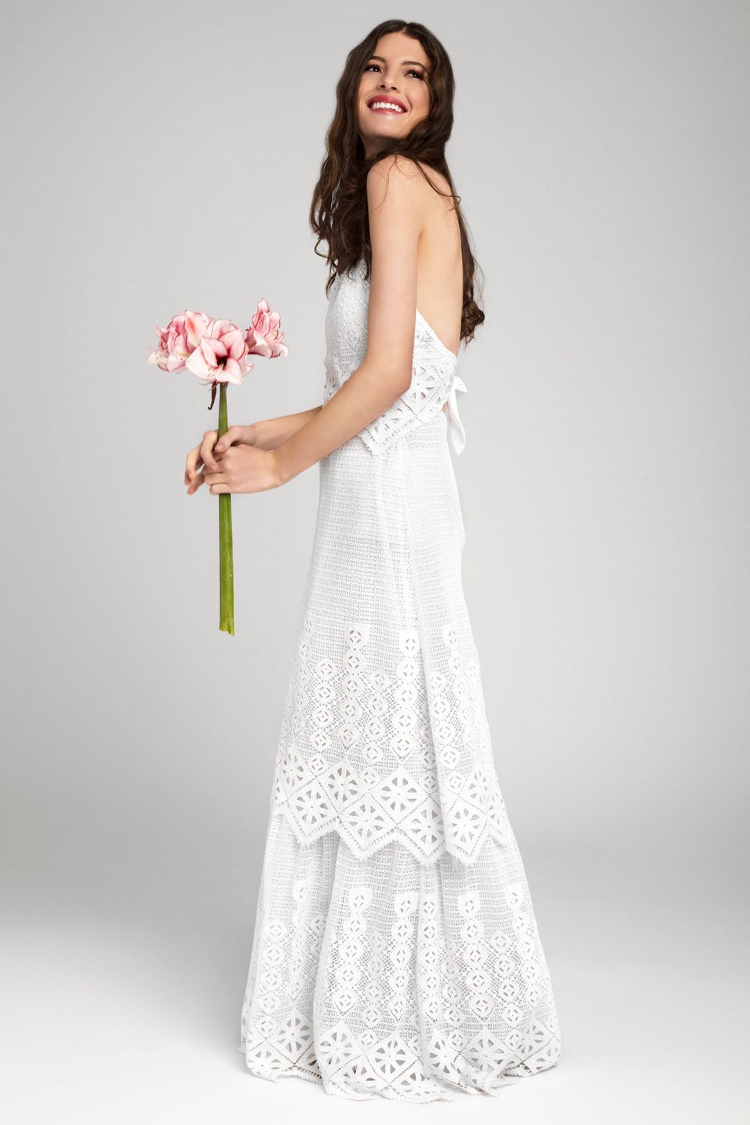 Edna Tiered Halter Dress