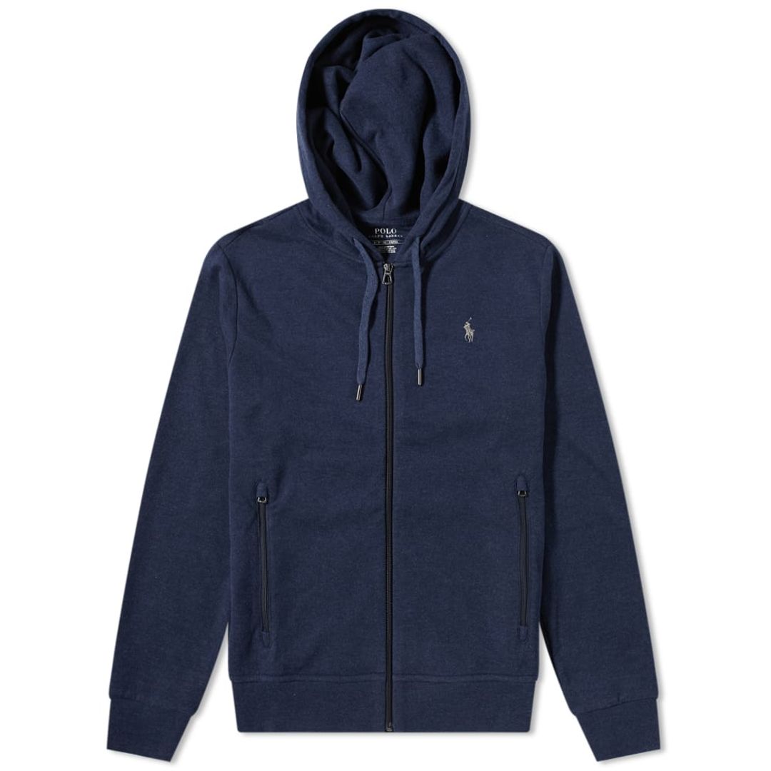 Waffle-Knit Jersey Hoodie