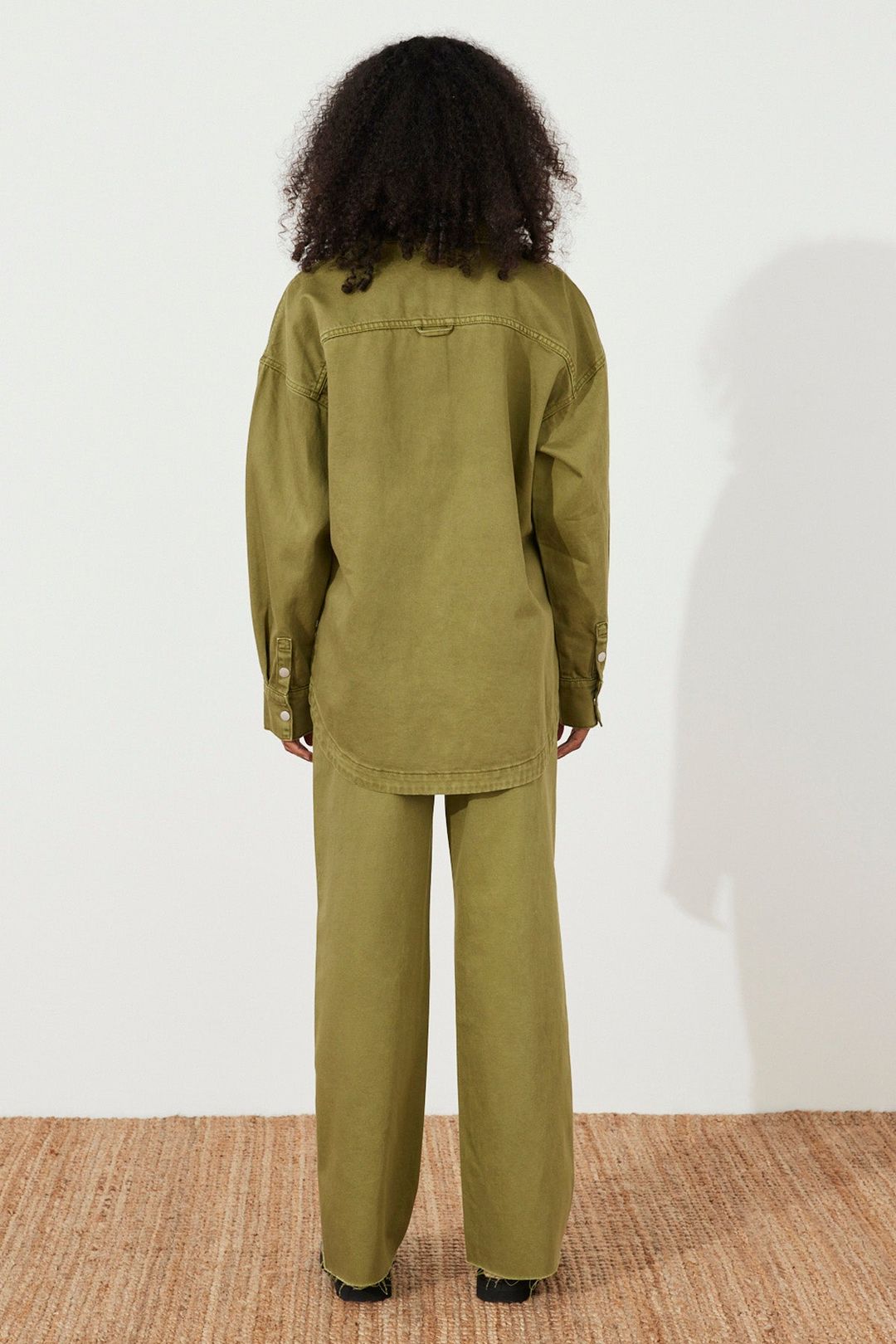 Recycled Cotton Jacket - Khaki #5