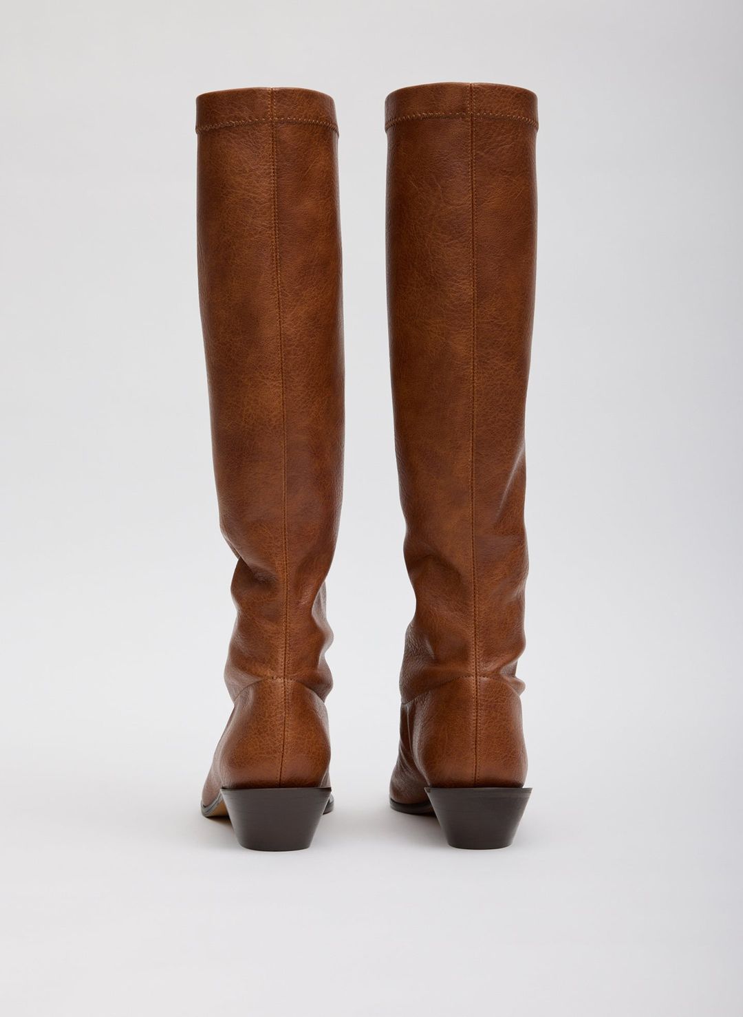 Faux Leather Bronson Boot - Narrow Calf #4