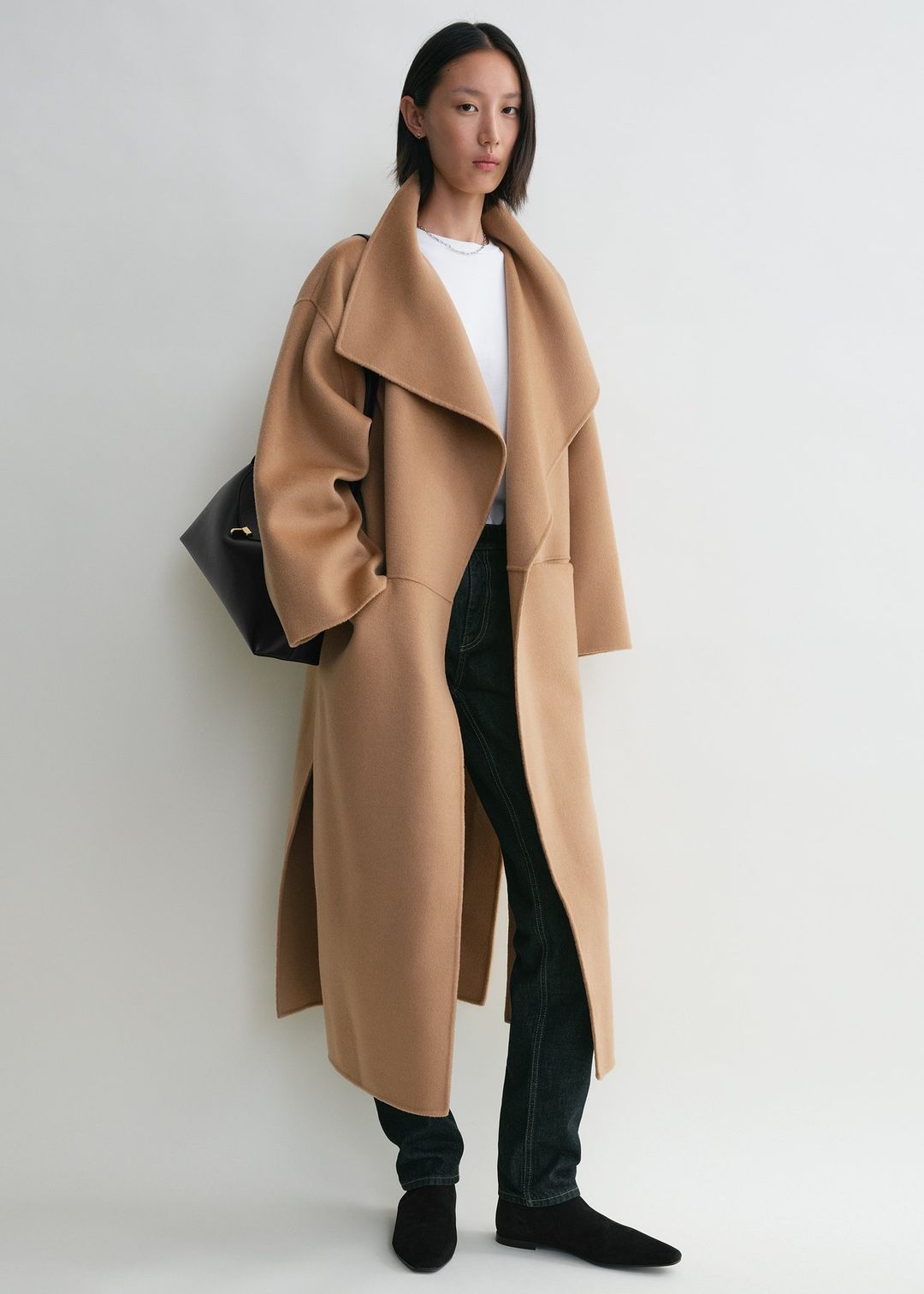 Signature wool cashmere coat camel #2