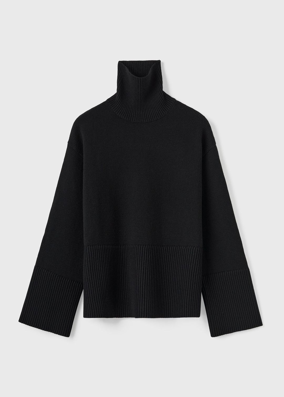 Wool cotton turtleneck black #5