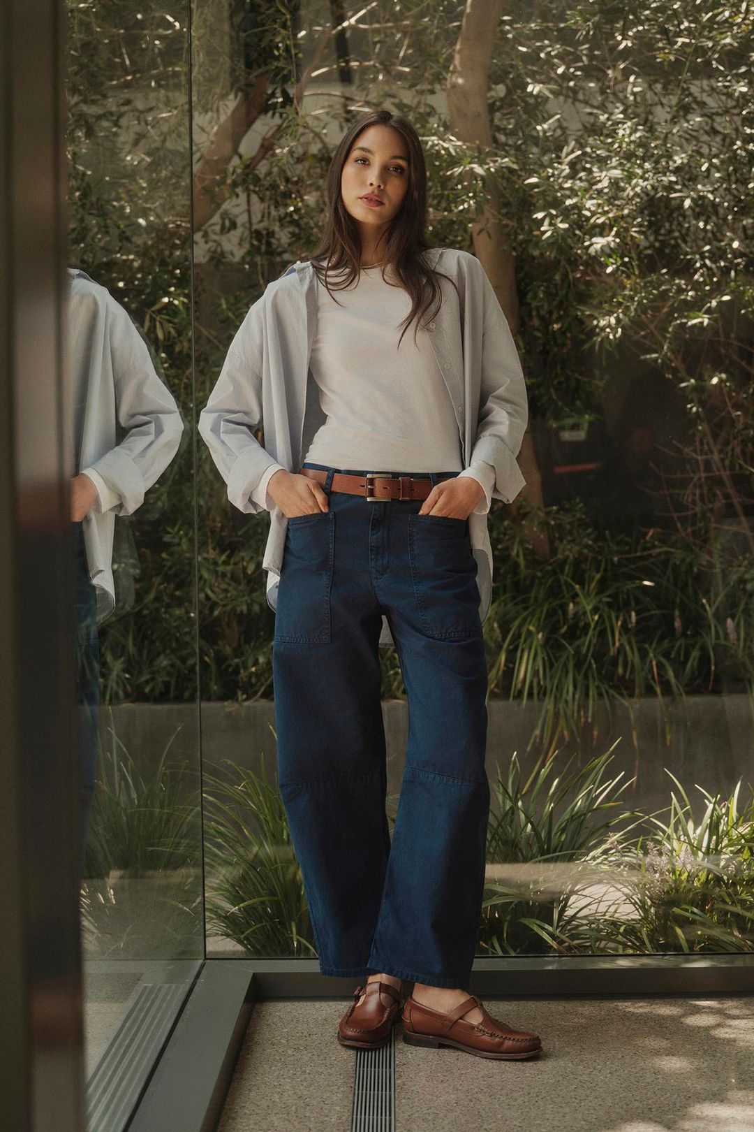BRYLIE SANDED TWILL UTILITY PANT #10
