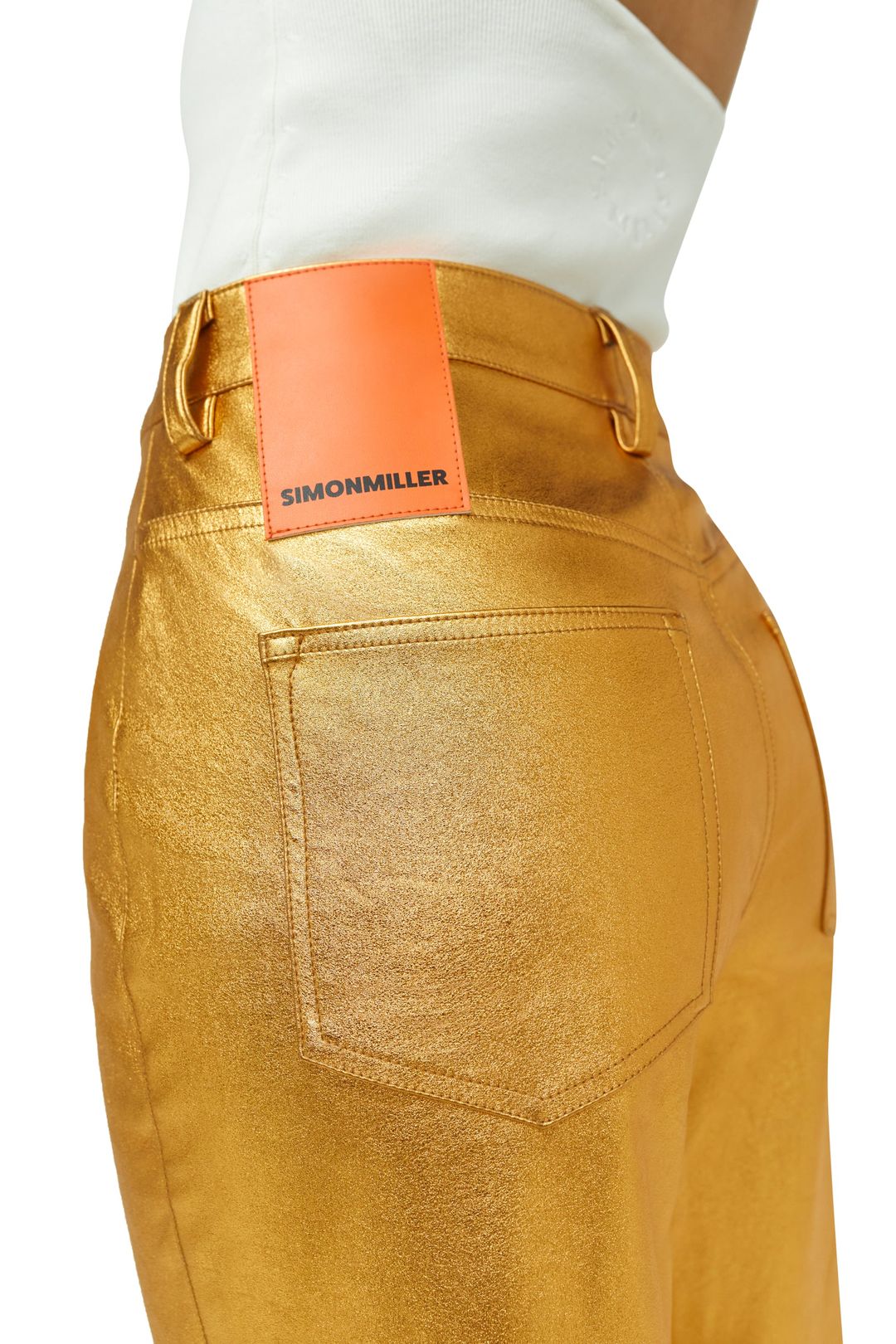 Trouser Pant in Cyber Orange #3