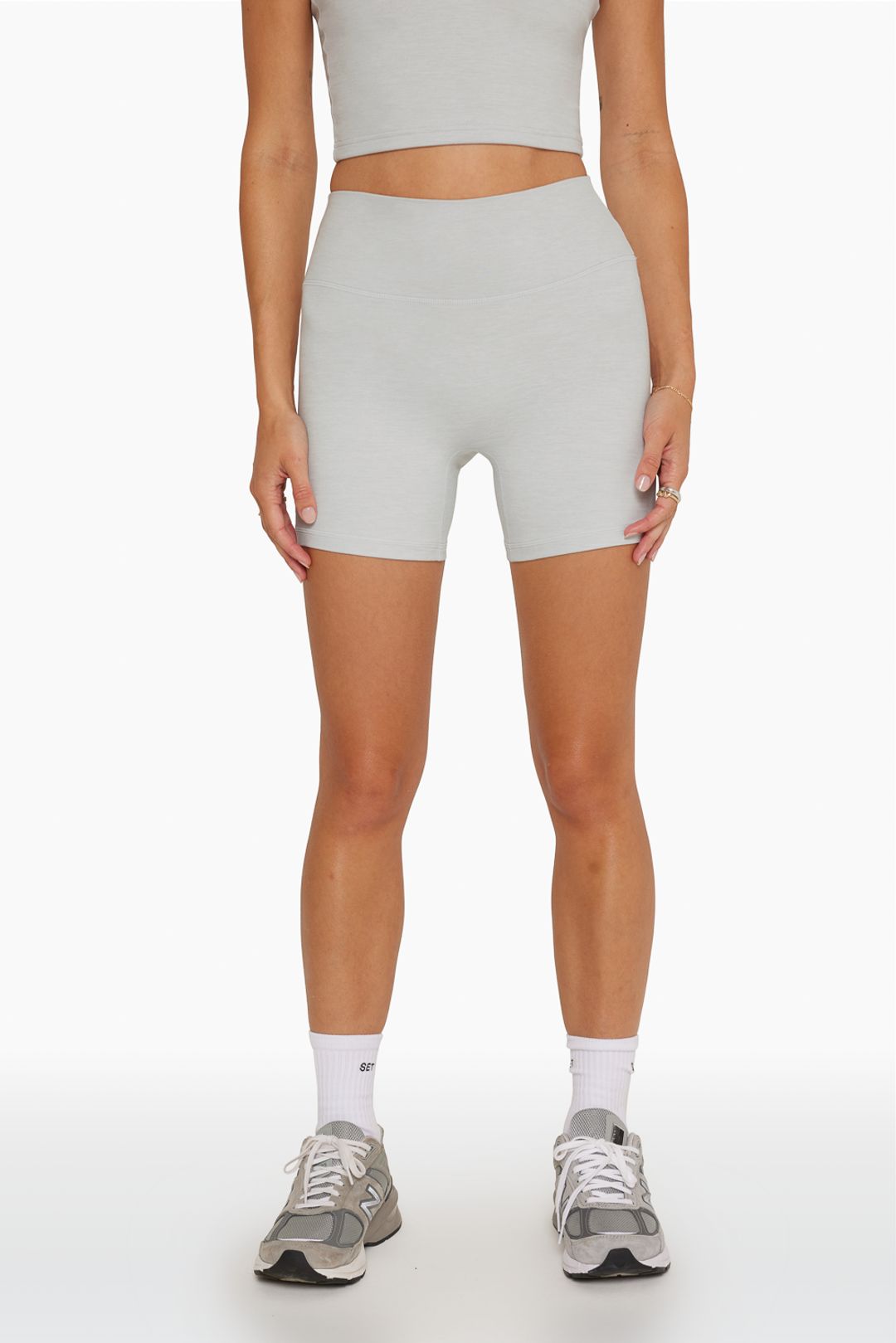 FORMCLOUD™ BIKE SHORTS - HEATHER GREY #6