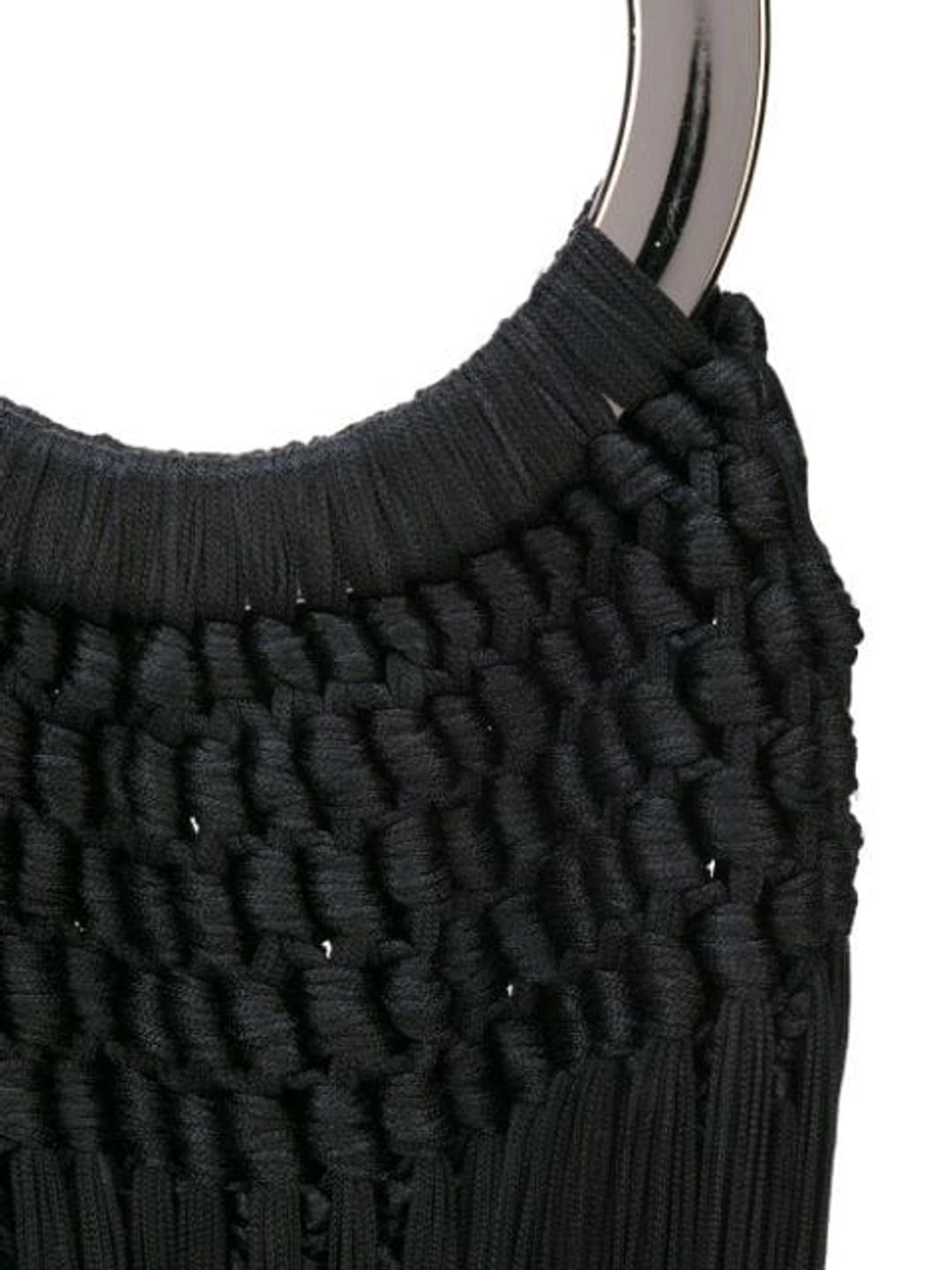 Small Angelou Tassel Bag - Black #11