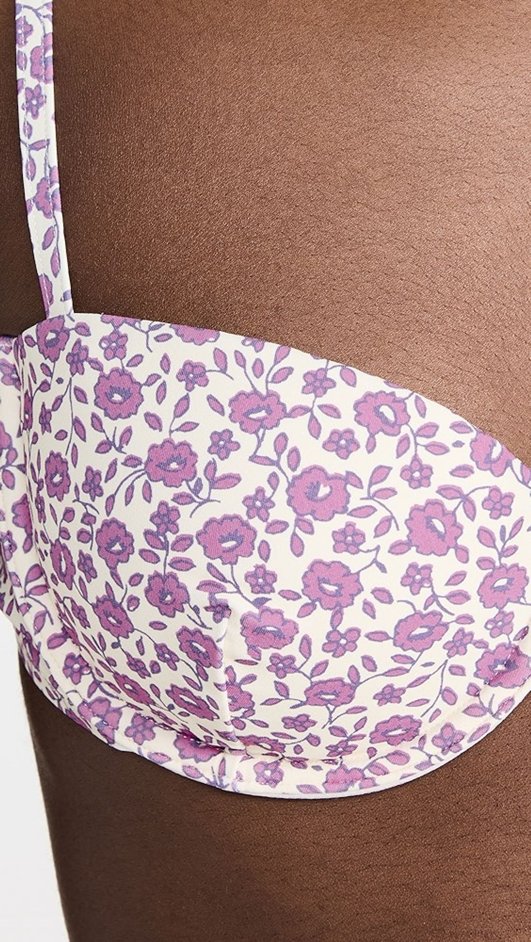 Printed underwired bikini top #4