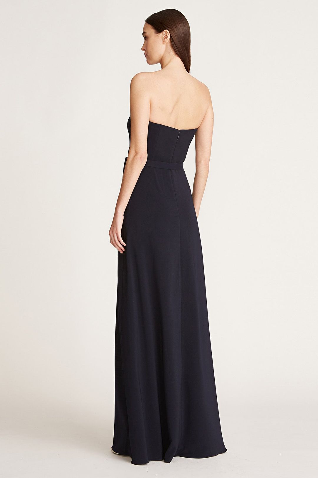 Ami Side Drape Gown
