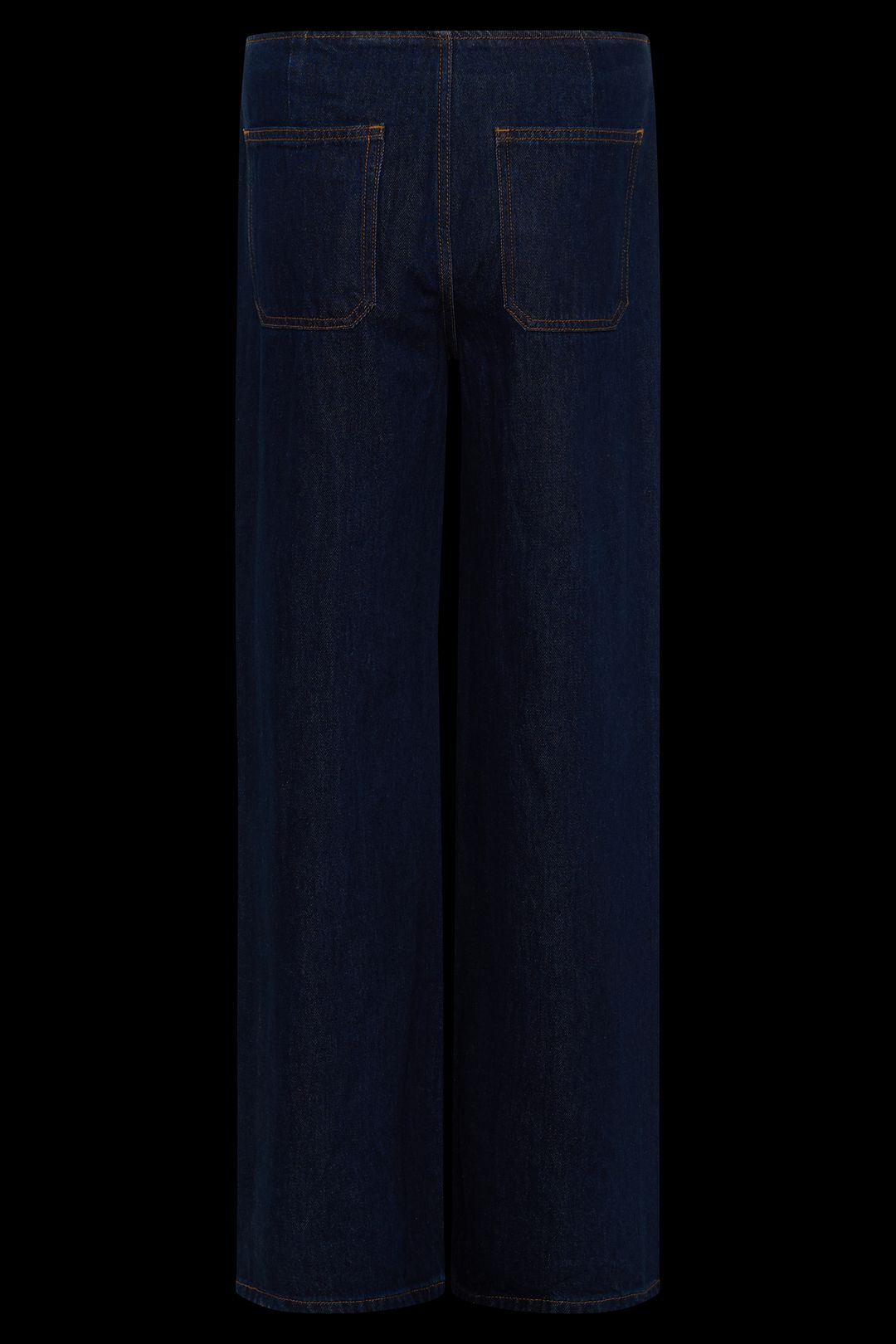 Caitlin Mid Rise Denim Flare Jeans - Indigo Blue #6