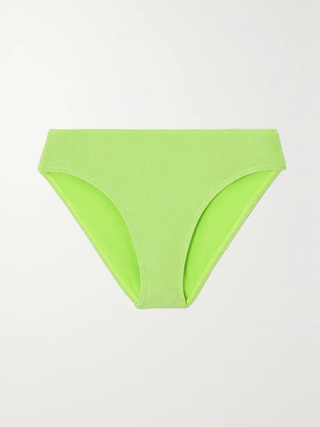 Sparkle metallic neon bikini briefs