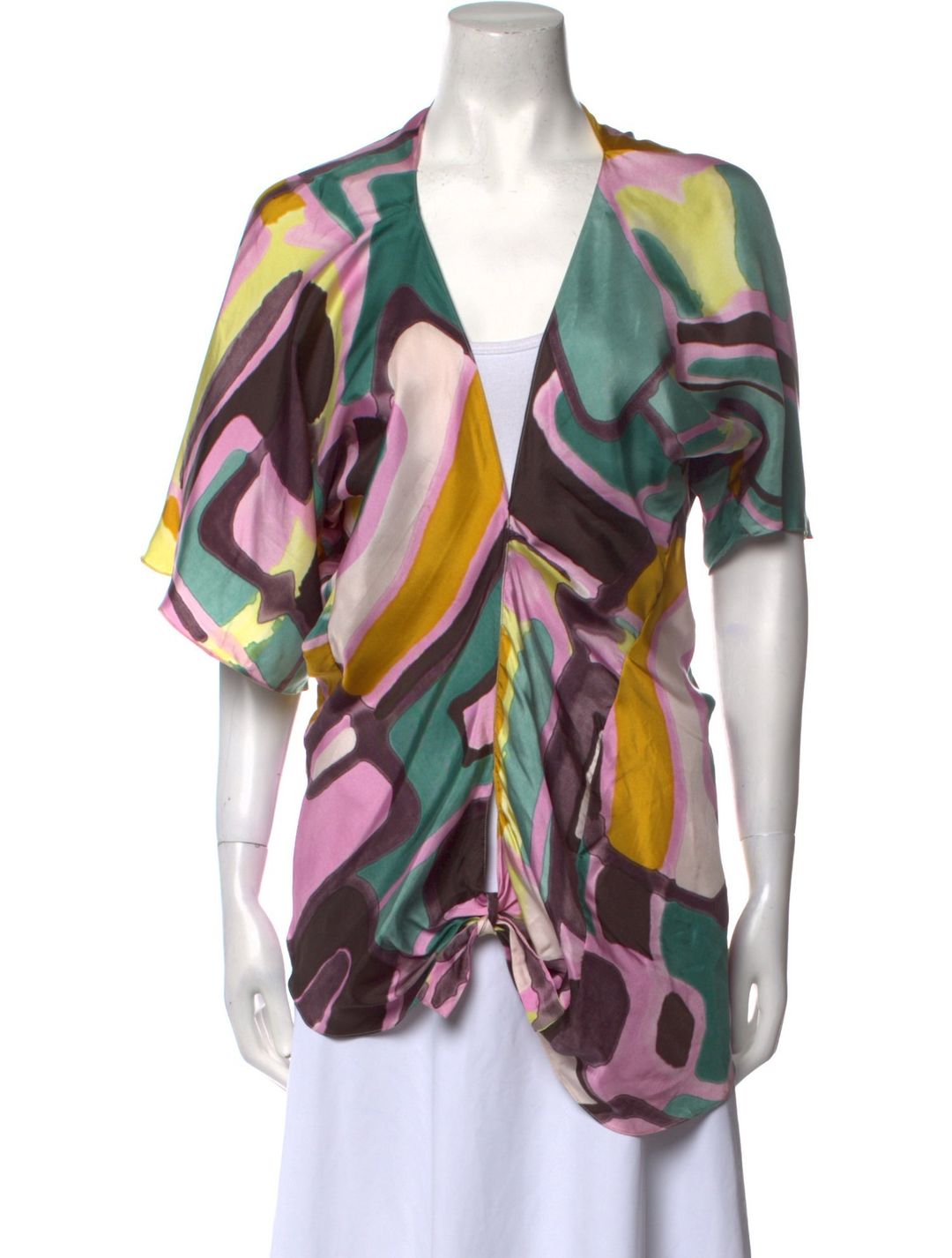 Silk Printed Blouse