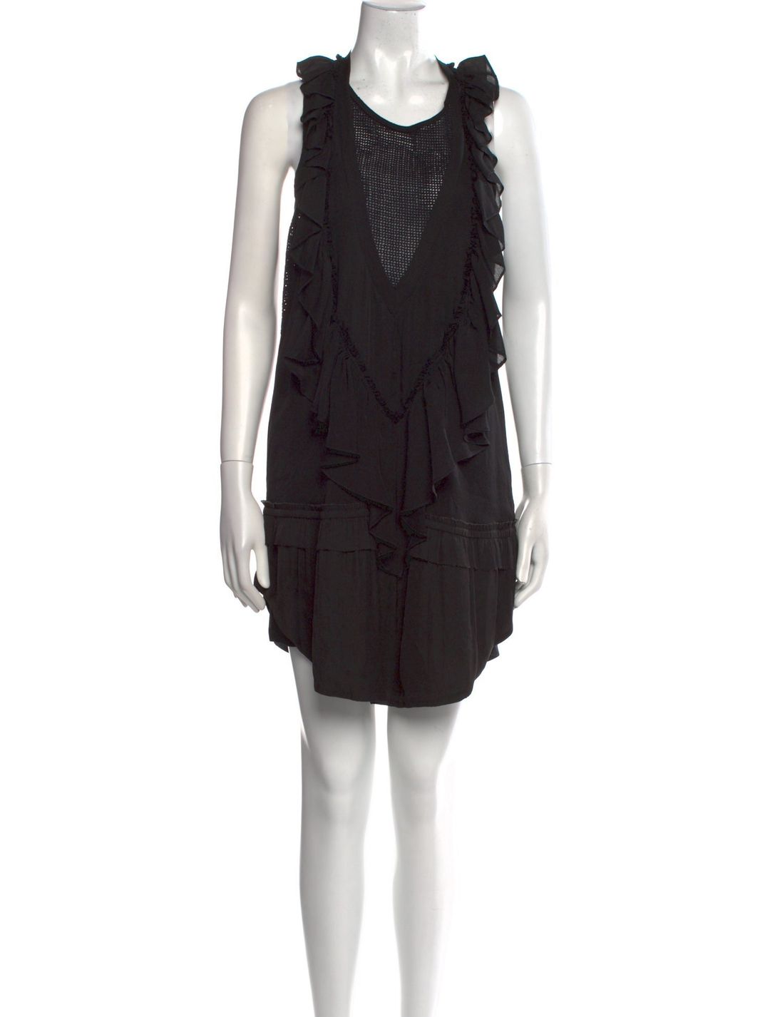 Scoop Neck Knee-Length Dress