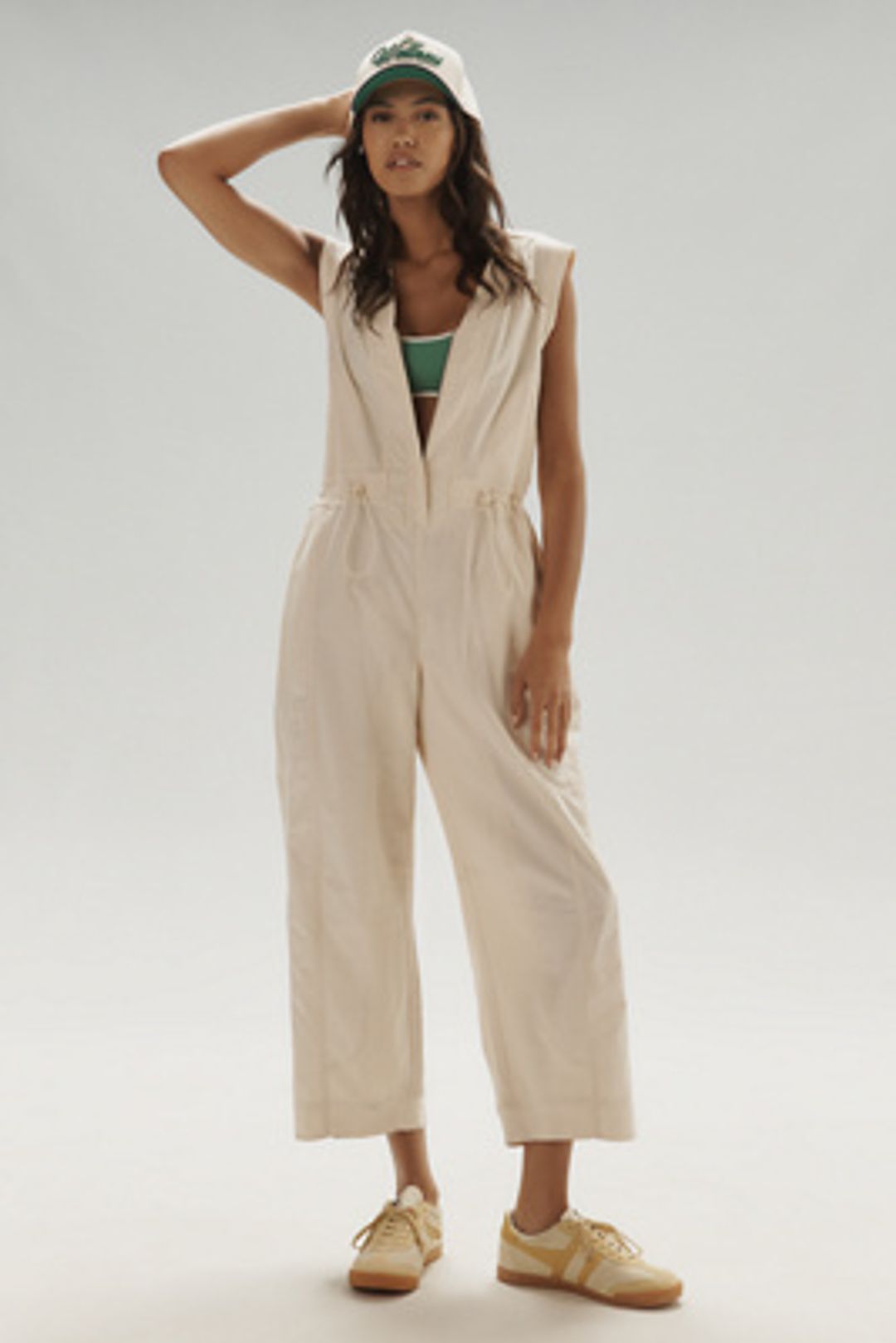 Daily Practice Soller Drawstring Jumpsuit