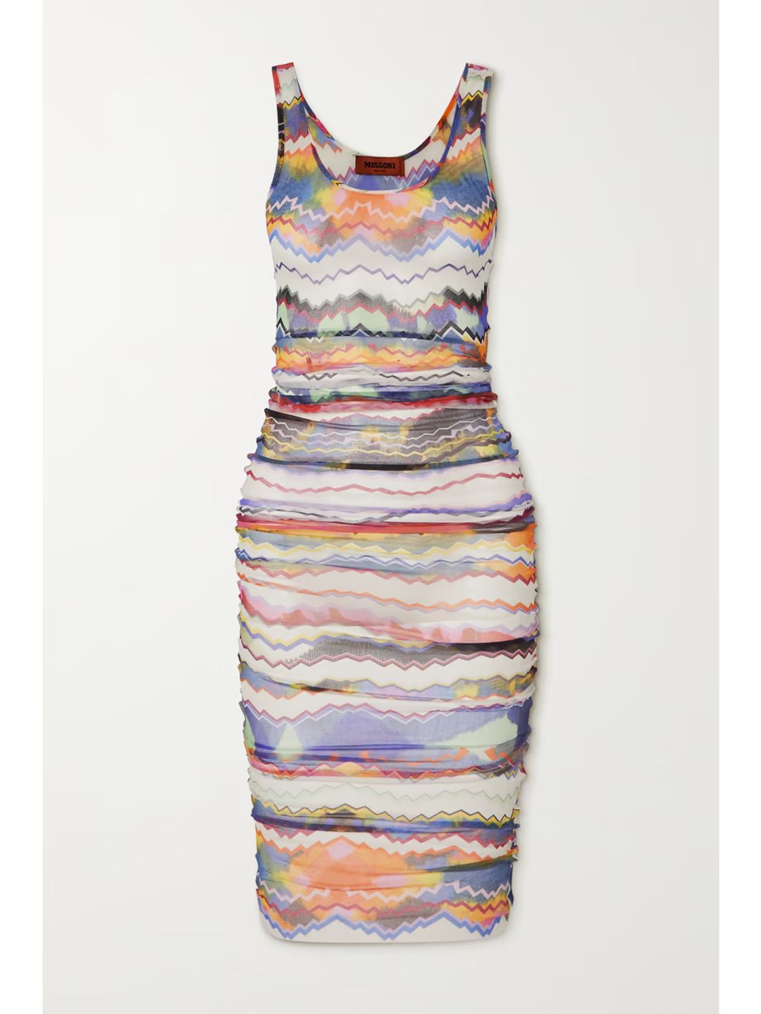 Mare printed mesh dress