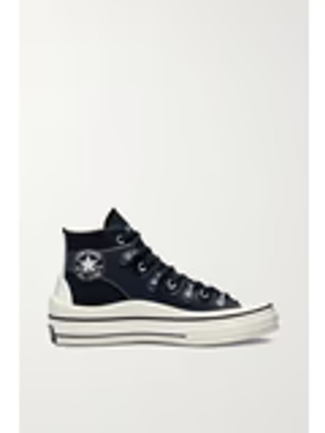 + Kim Jones Chuck 70 canvas and TPU high-top sneakers