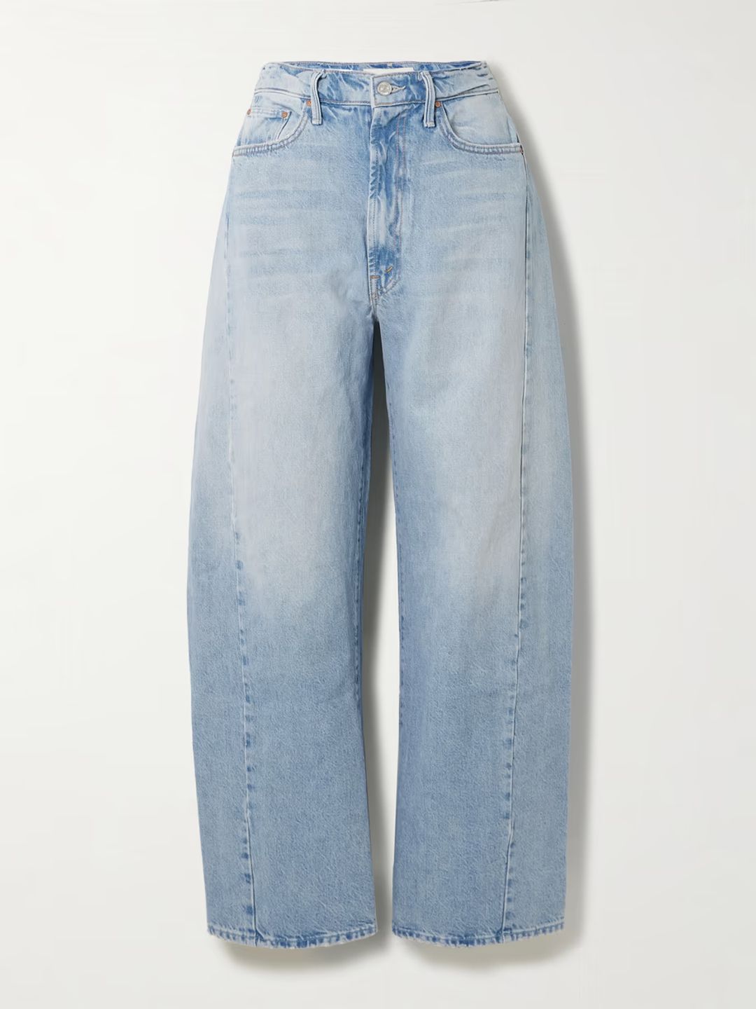 The Full-Pipe Flood high-rise tapered jeans