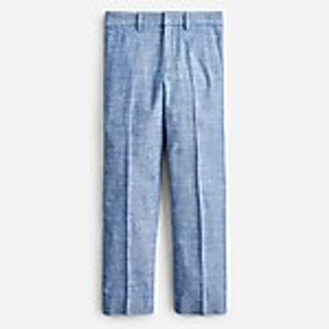 Boys' Ludlow suit pant in chambray