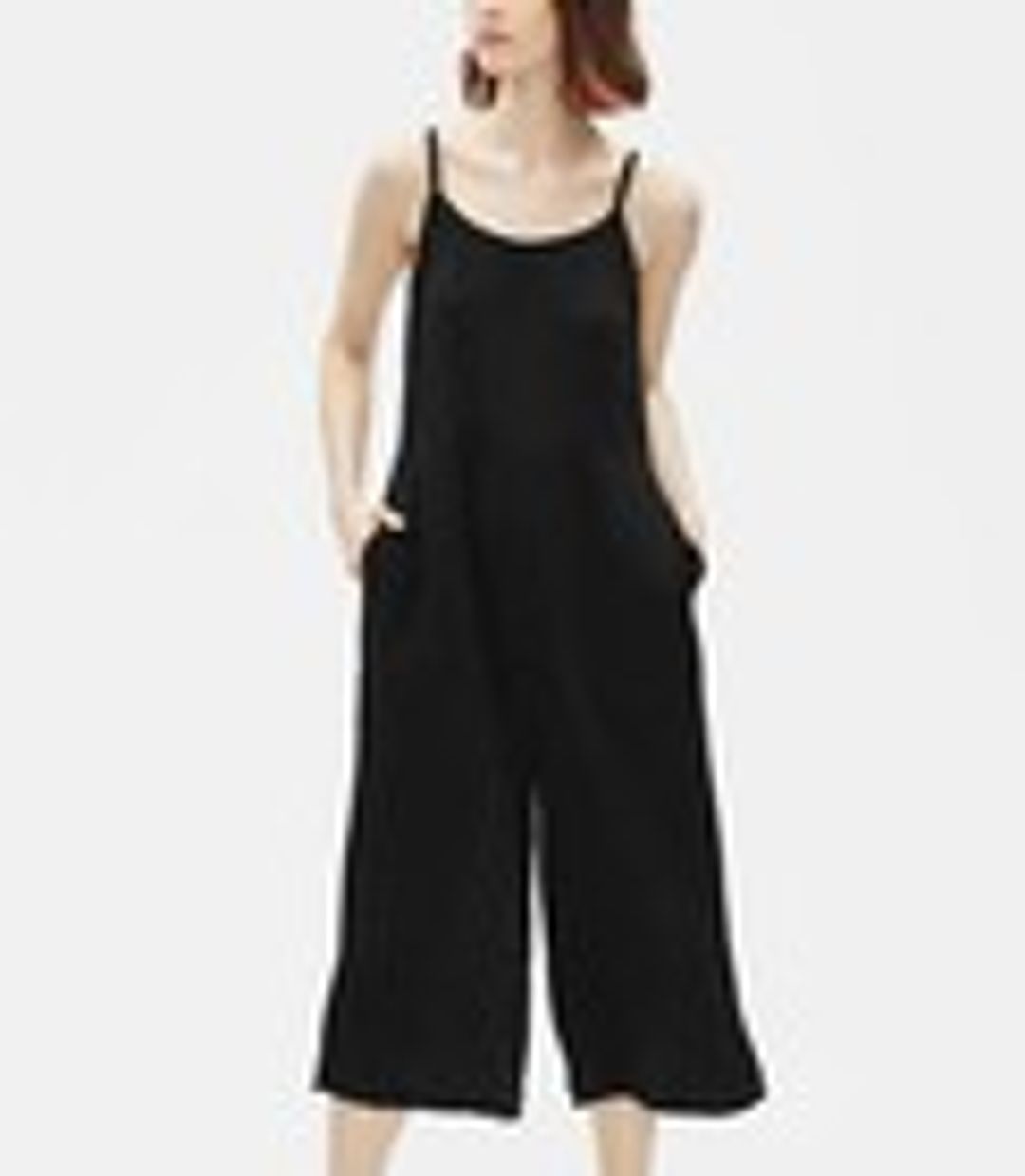 Eileen Fisher Lofty Gauze Camisole Wide Leg Jumpsuit