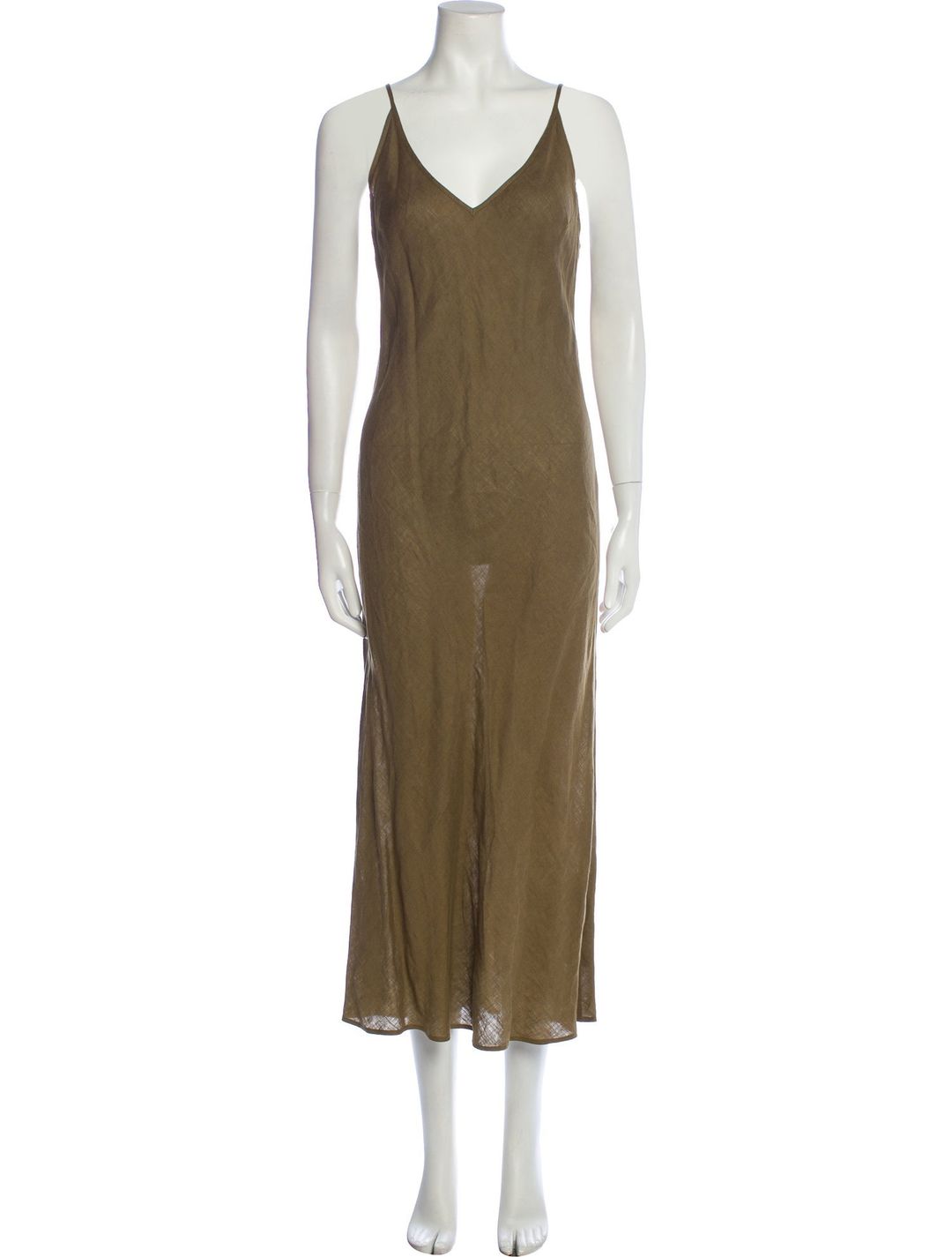 Sleeper V-Neck Long Dress