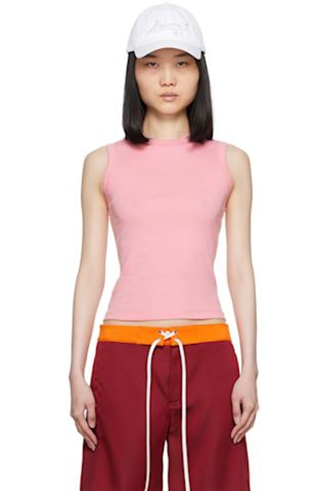 FLORE FLORE Pink Esmé Tank Top