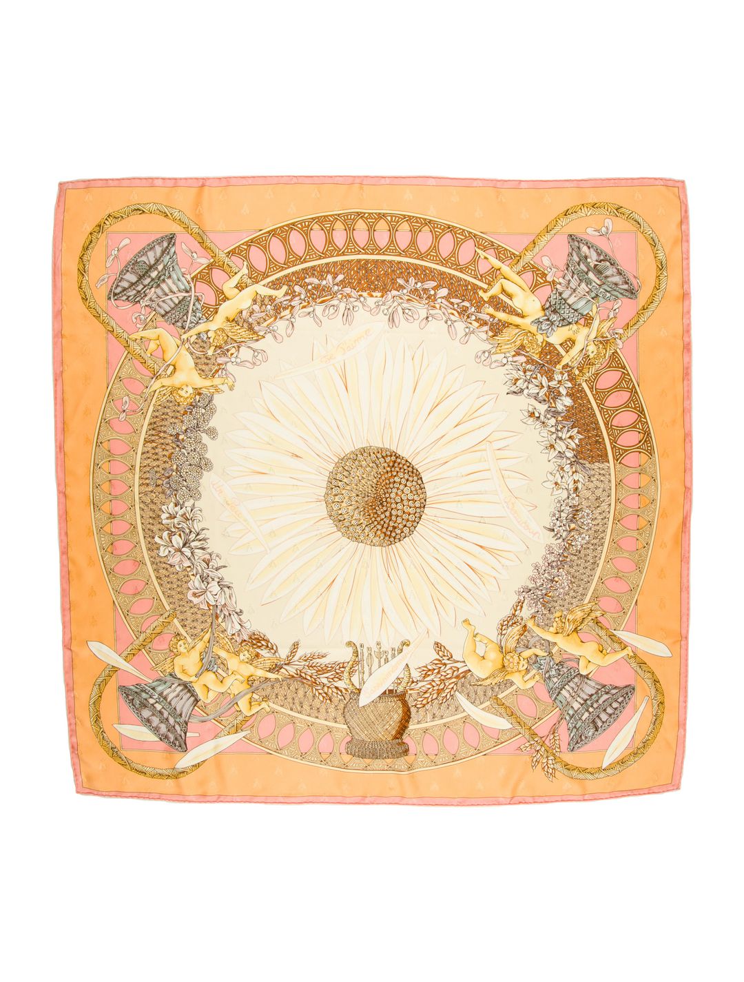 Je T'aime Un Peu Beaucoup Passionnement Silk Scarf