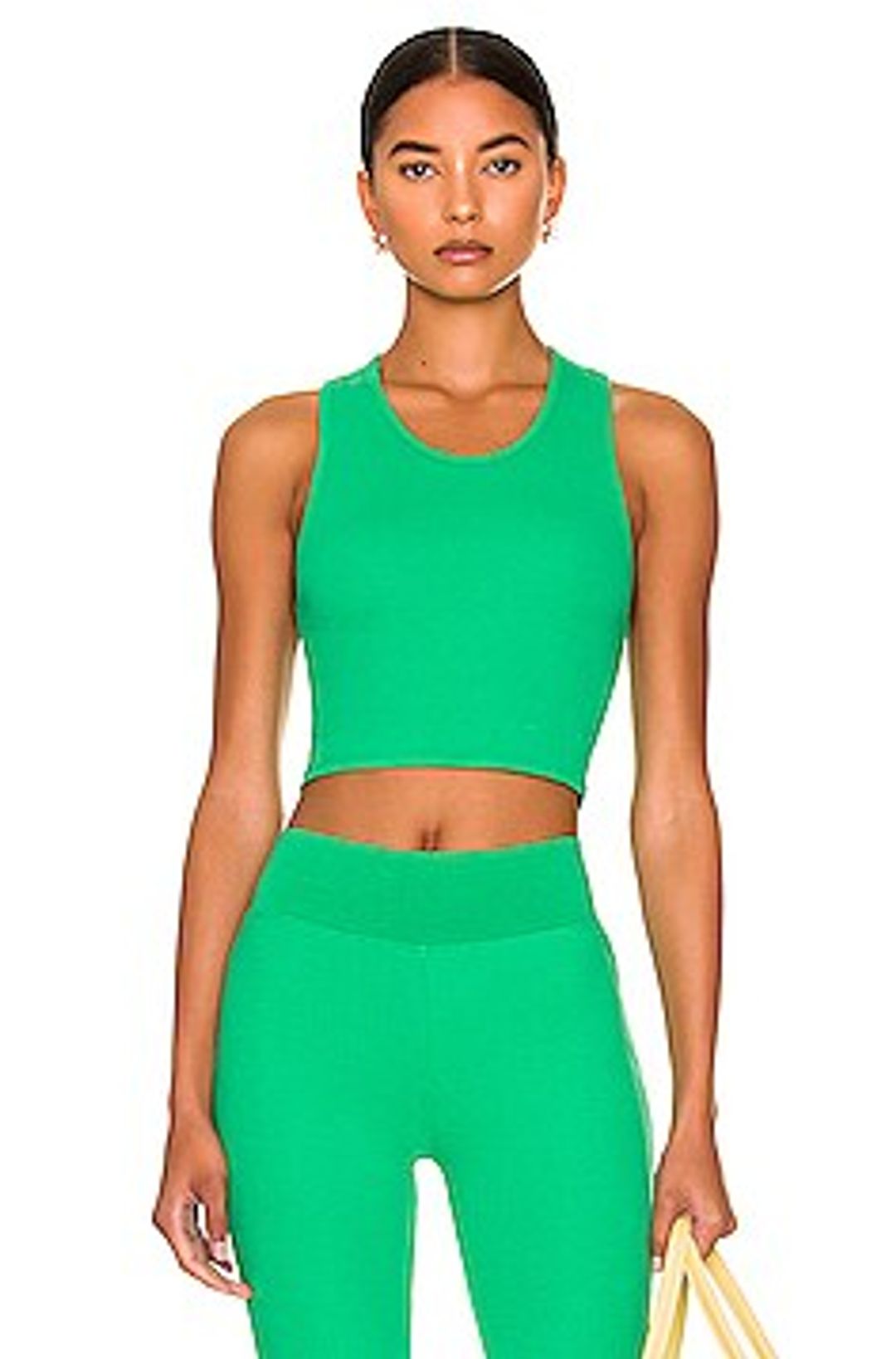 Luna Organic Ribbed Cotton Crop Top
