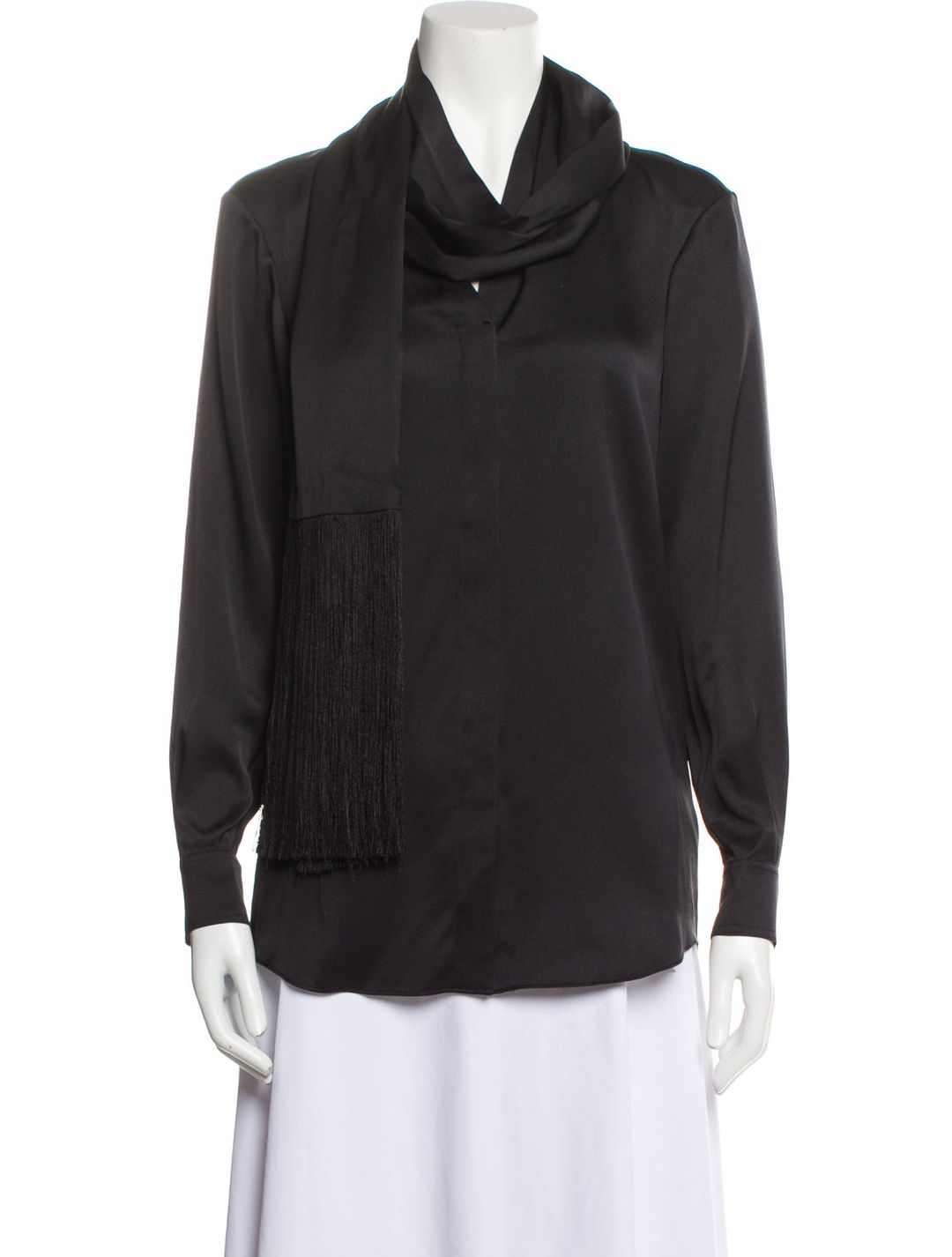 Burberry Silk Cowl Neck Top