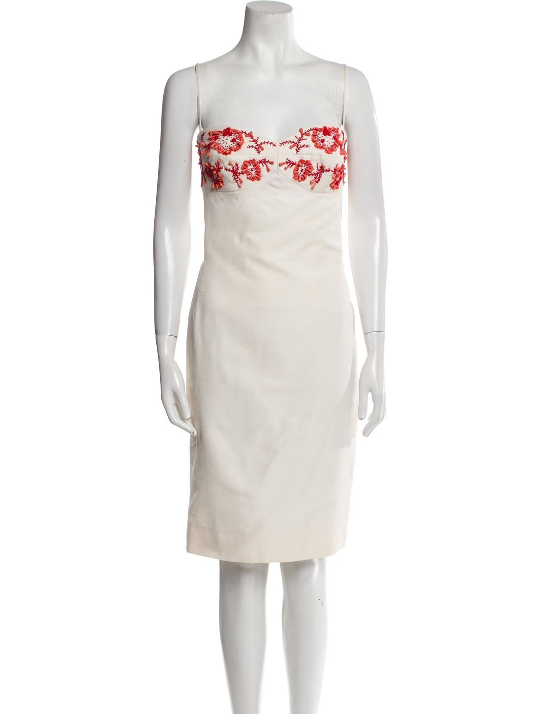 Michael Kors Square Neckline Knee-Length Dress