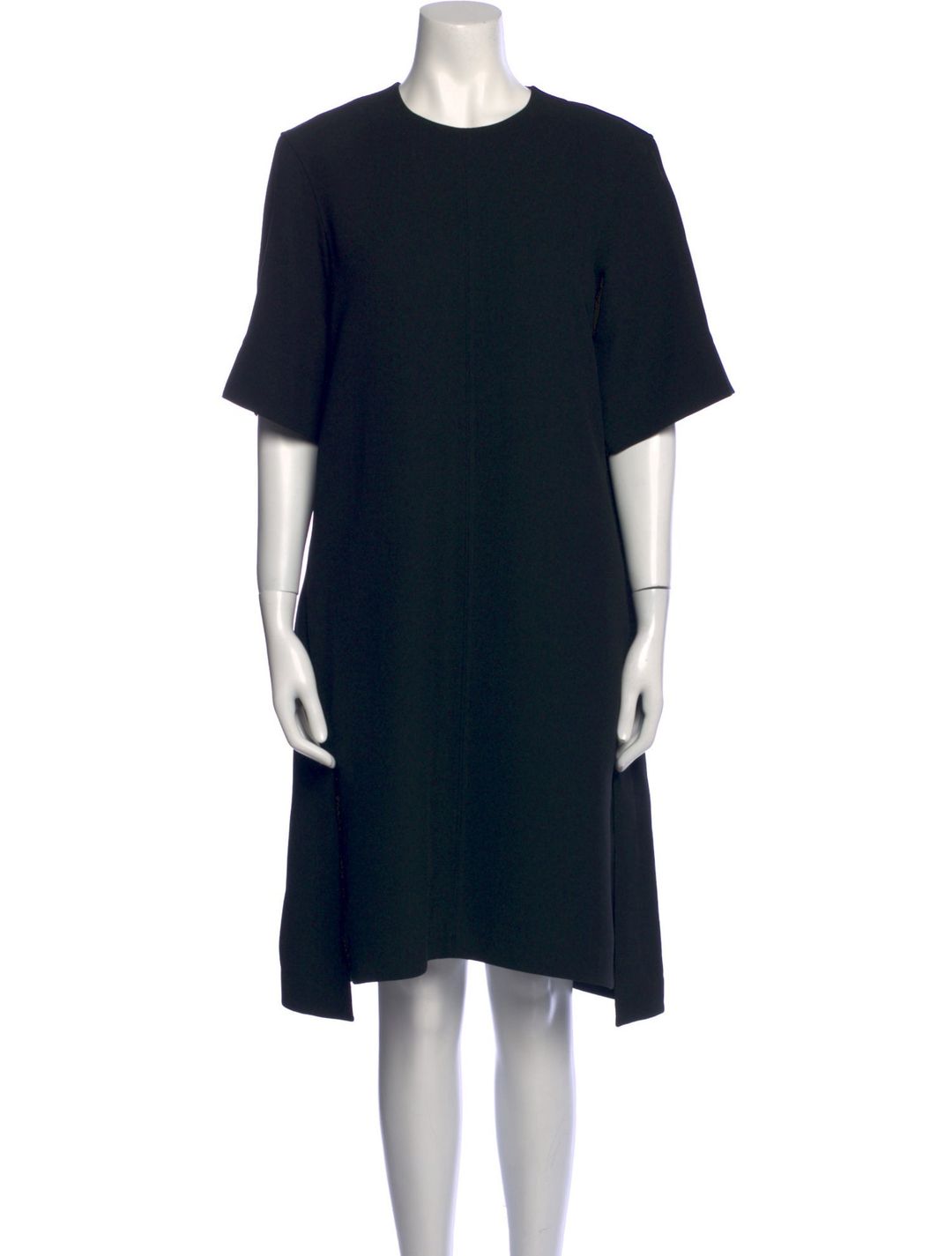 Crew Neck Knee-Length Dress