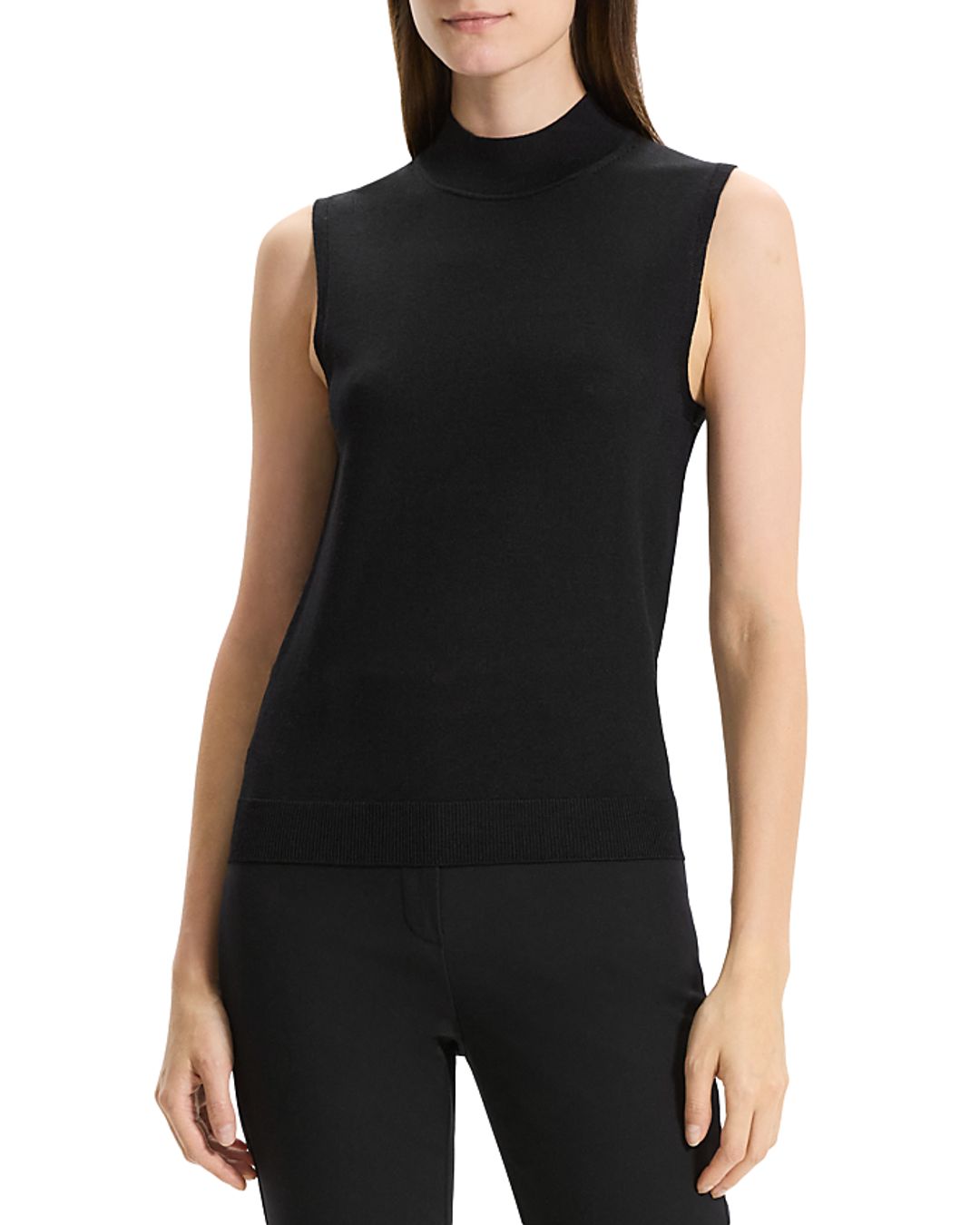 Sleeveless Mock Neck Top