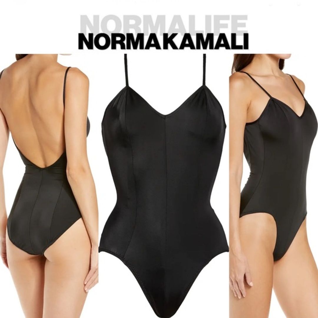 NORMA KAMALI Solid One-Piece Swimsuit