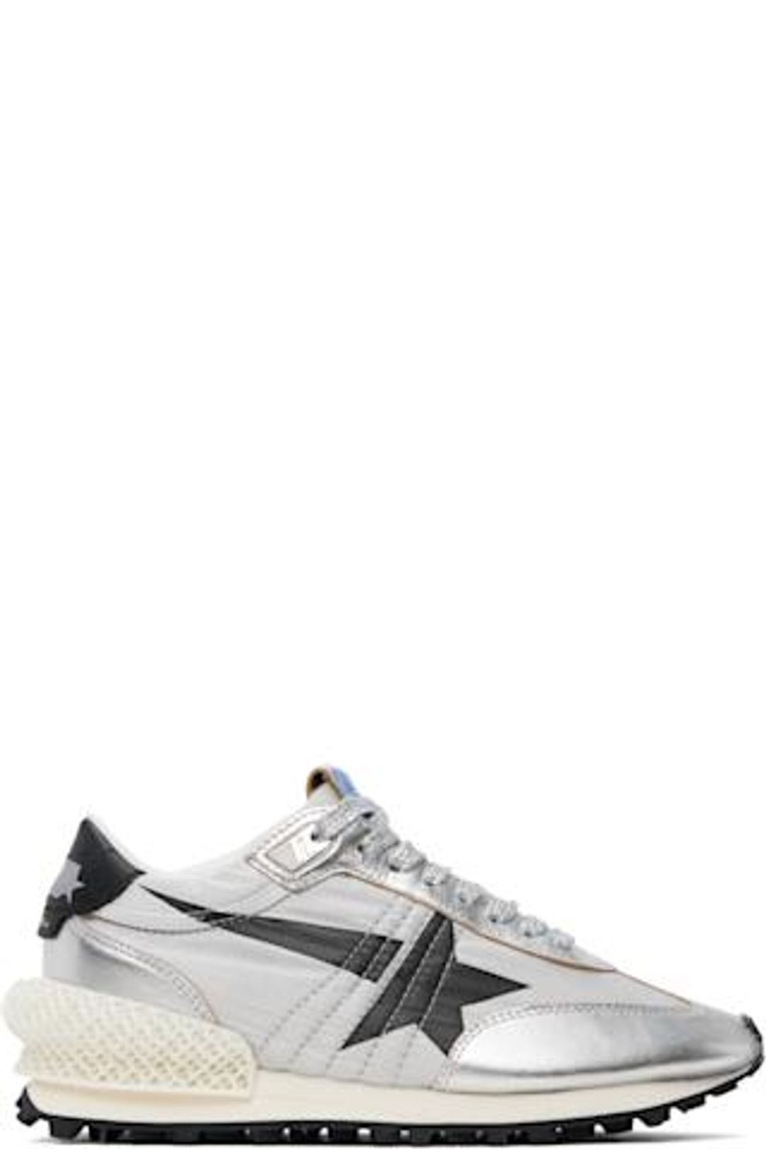 GRAY & SILVER MARATHON M2000 SNEAKERS