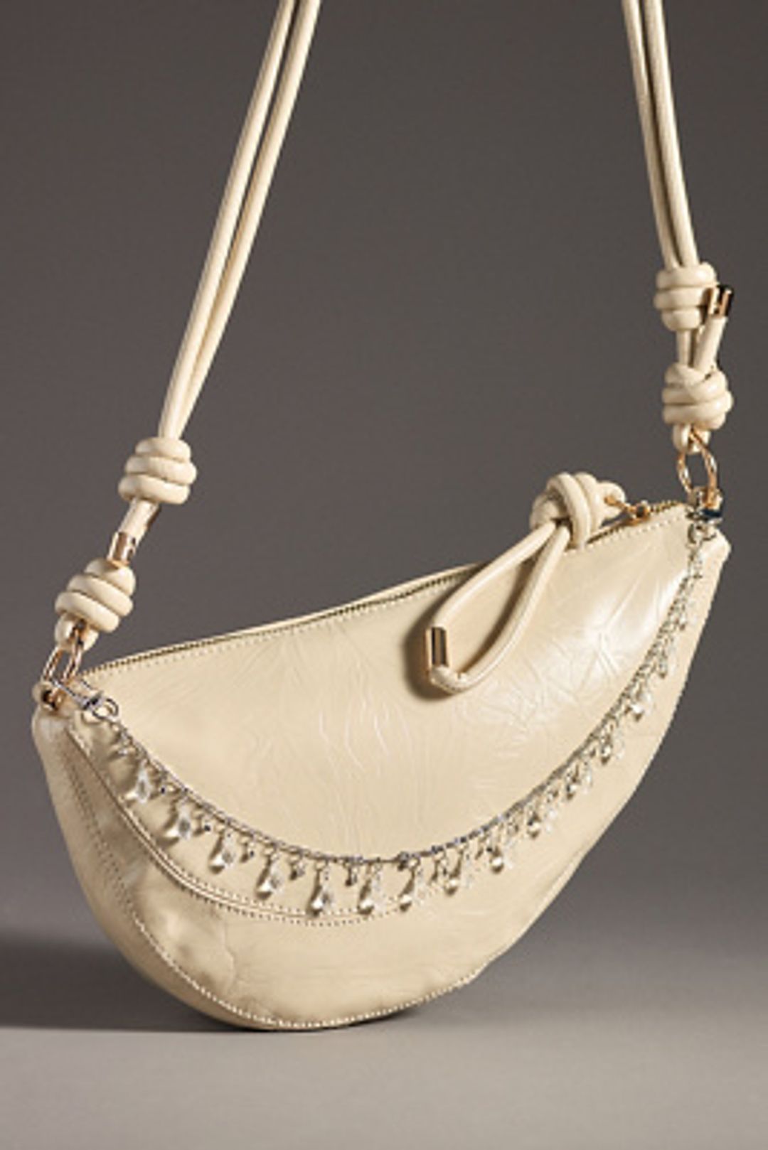 Crystal Teardrop Bag Charm