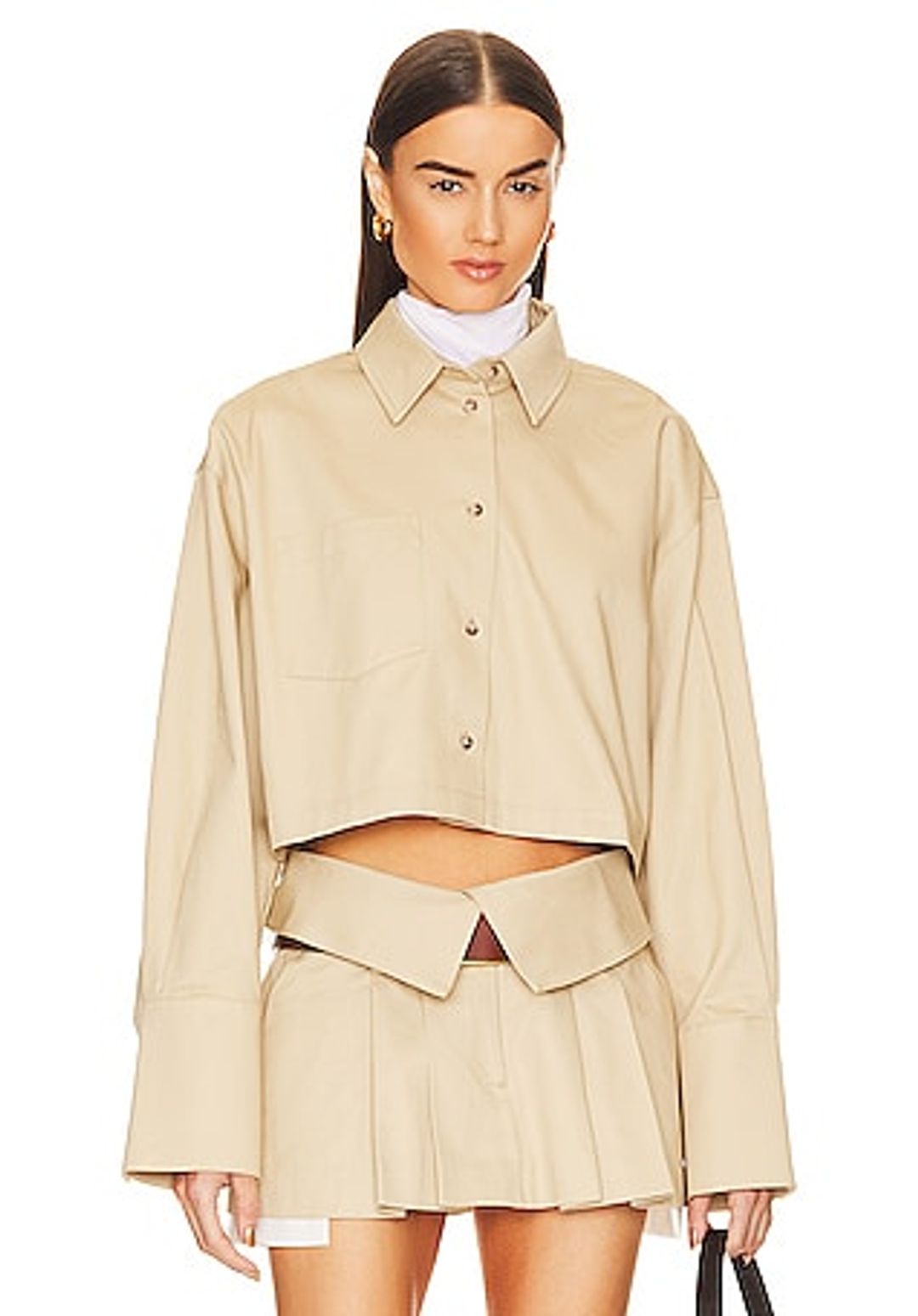 Chino Cropped Shirt #5