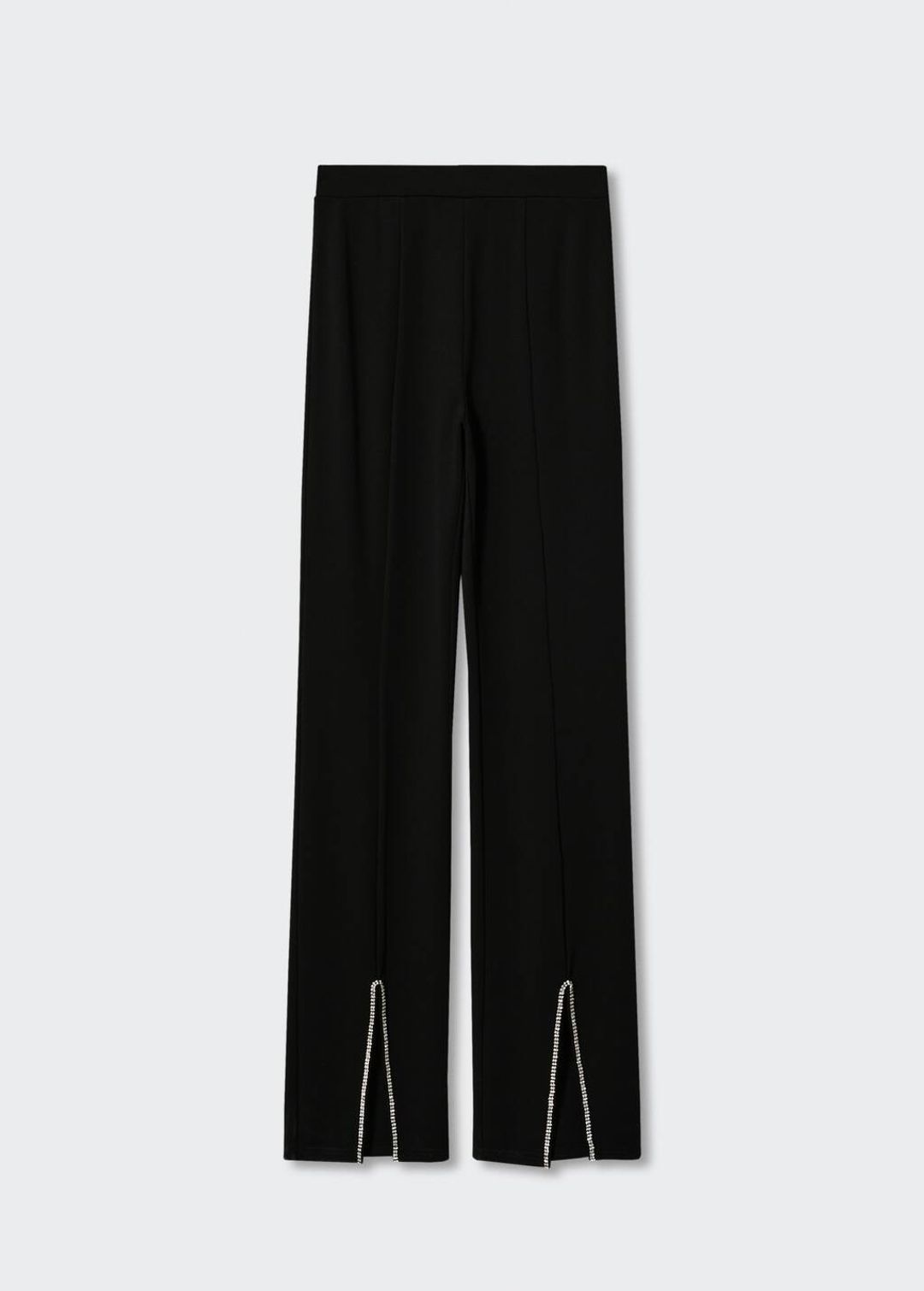Slit hem pants