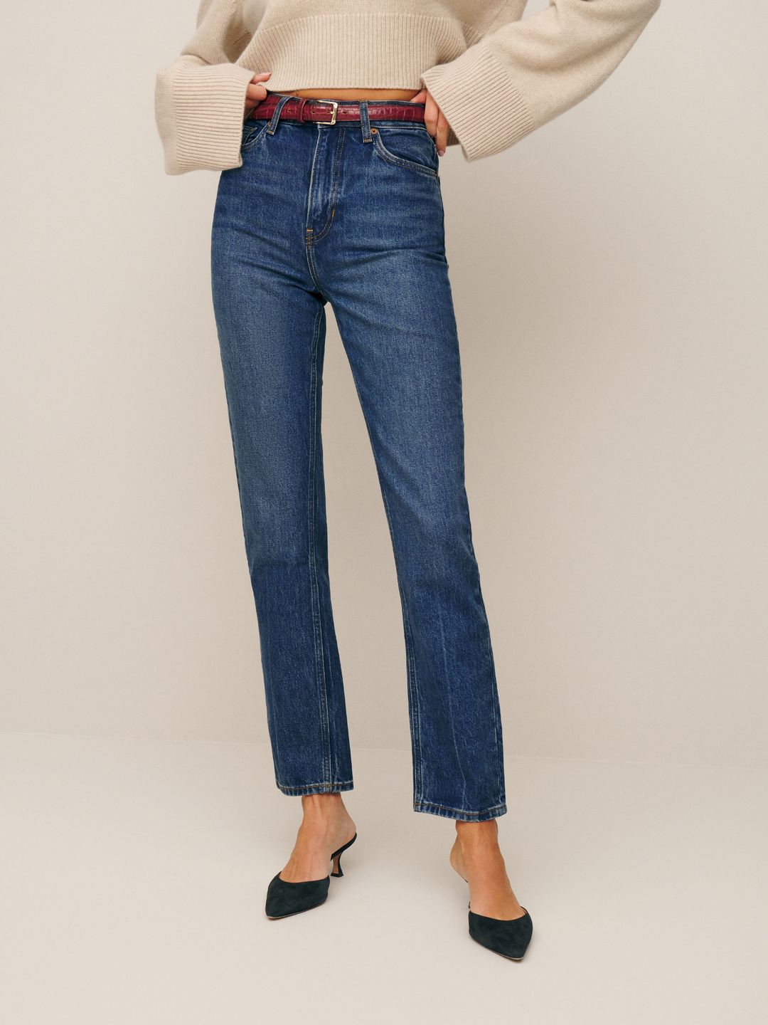 Liza Ultra High Rise Straight Jeans