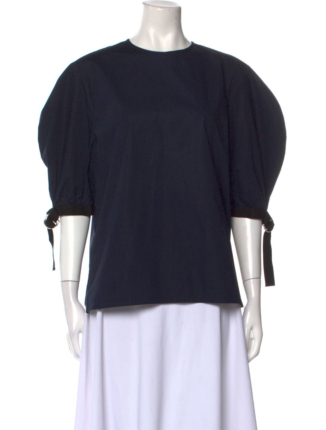 J.W. Anderson Crew Neck Three-Quarter Sleeve Top