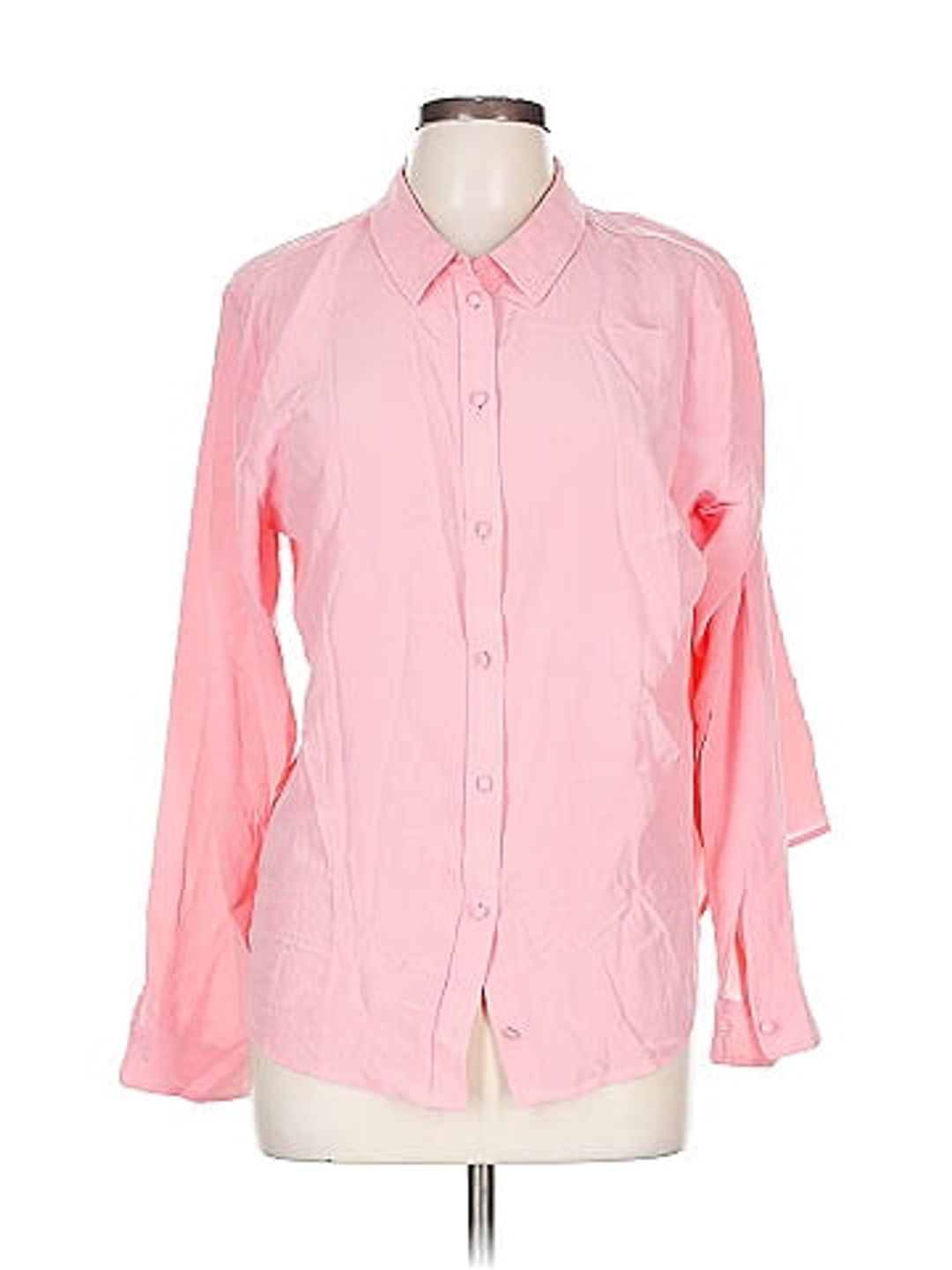 Sézane Long Sleeve Silk Top