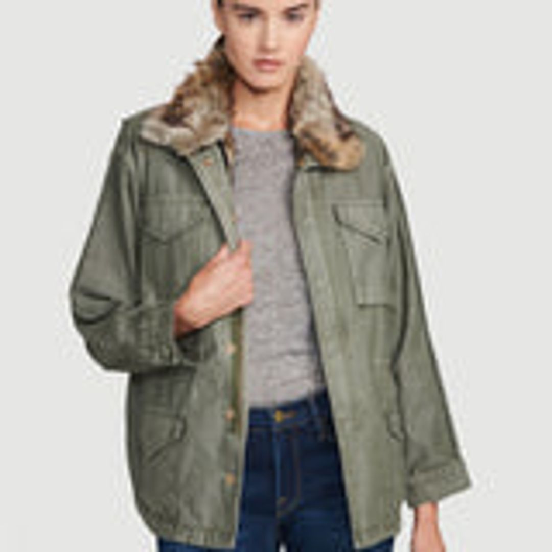 Service Jacket Faux Fur Lining