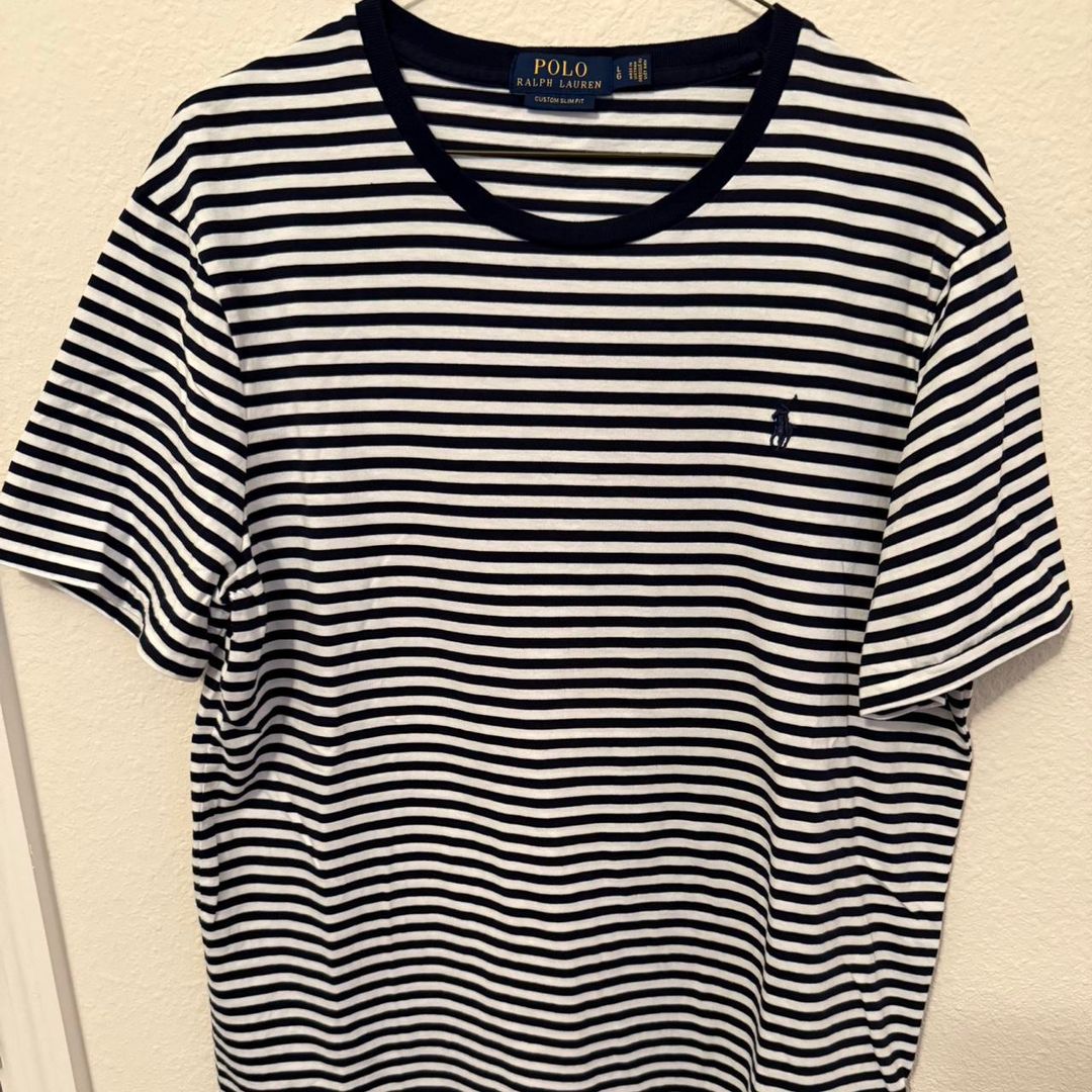 Custom Slim Fit Stripe T-Shirt