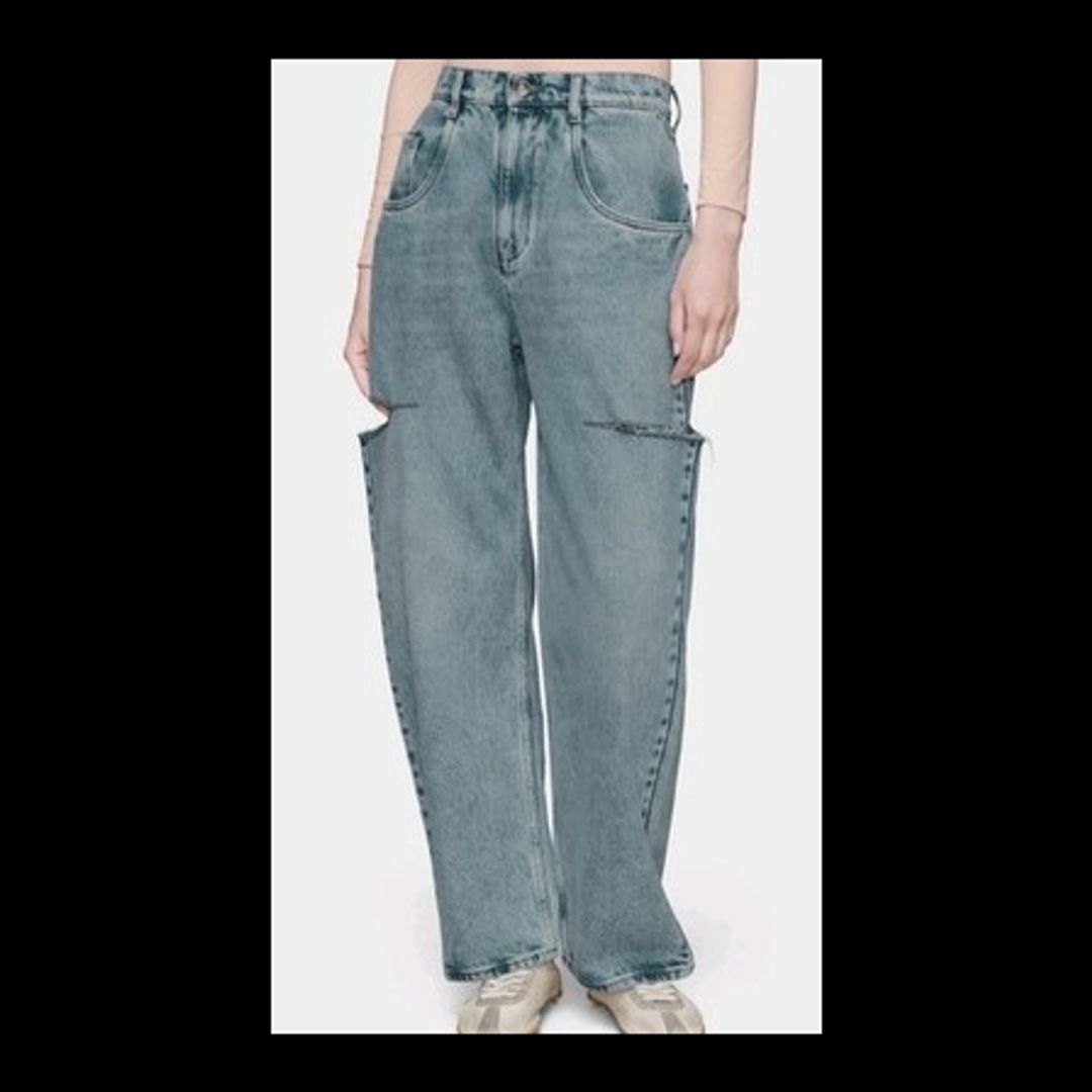 Maison Margiela Denim Jeans With Slash Details