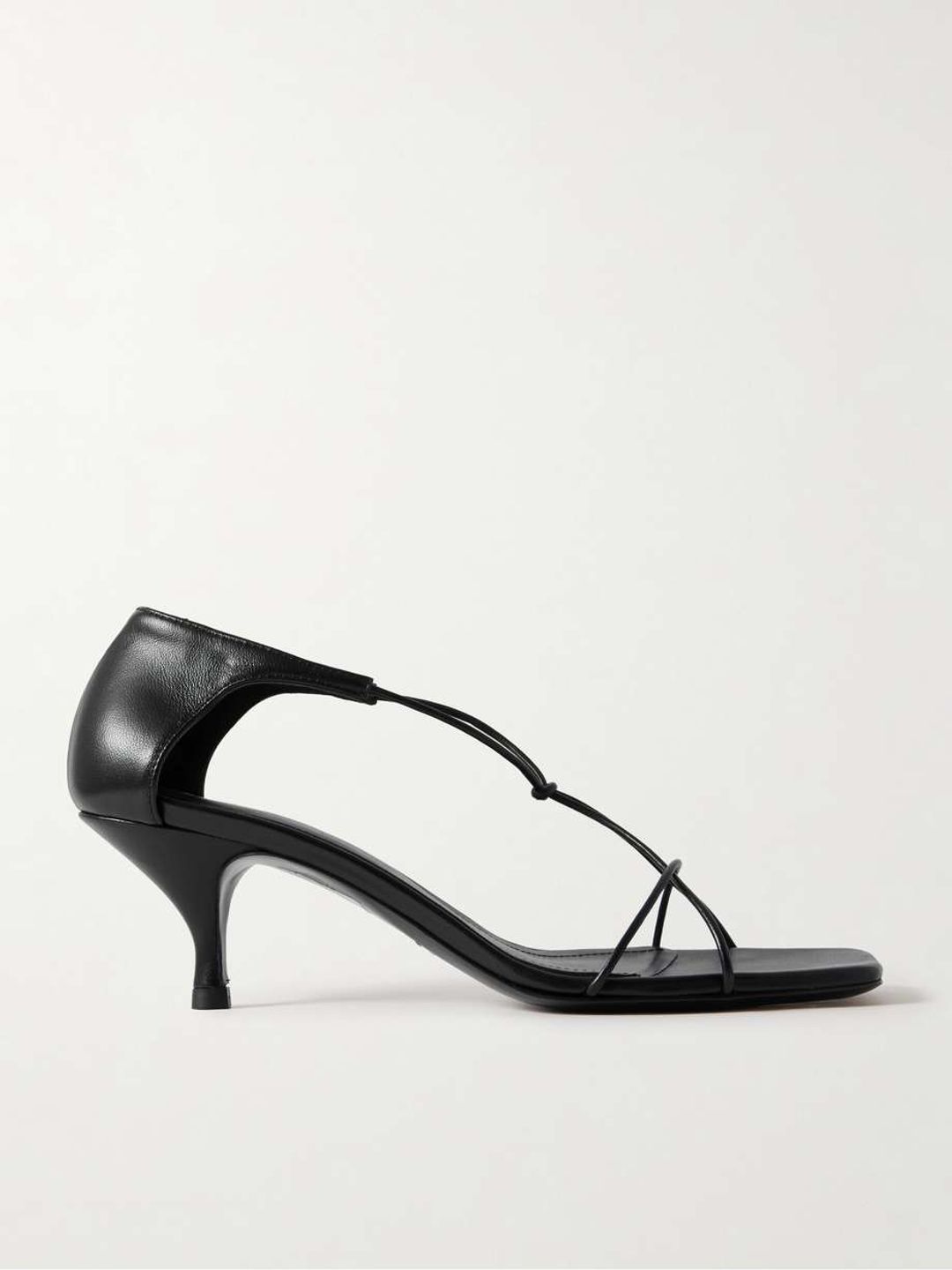 The Leather Knot Sandal black #9