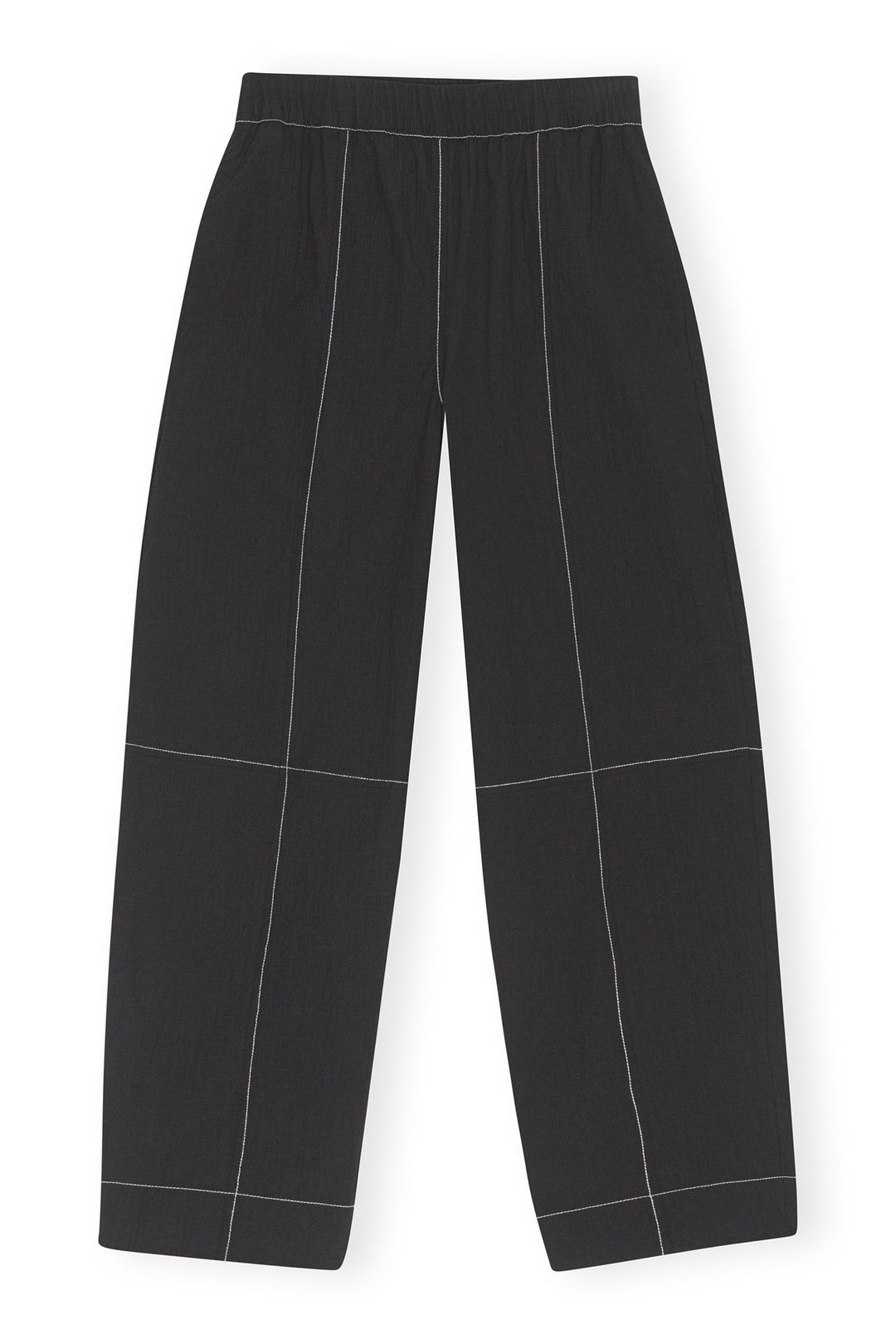 Cotton Crepe Elasticated Curve Pants