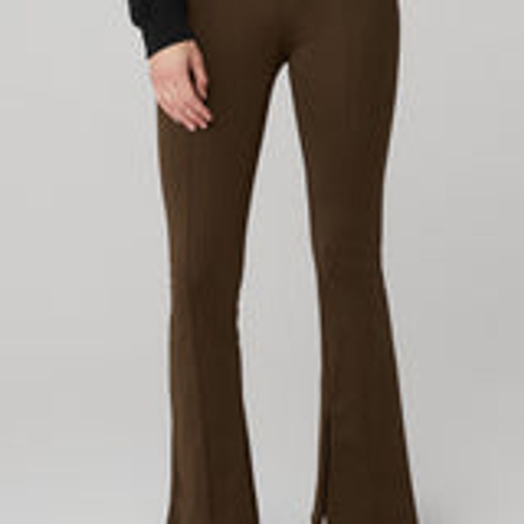 High-Waist Zip It Flare Legging