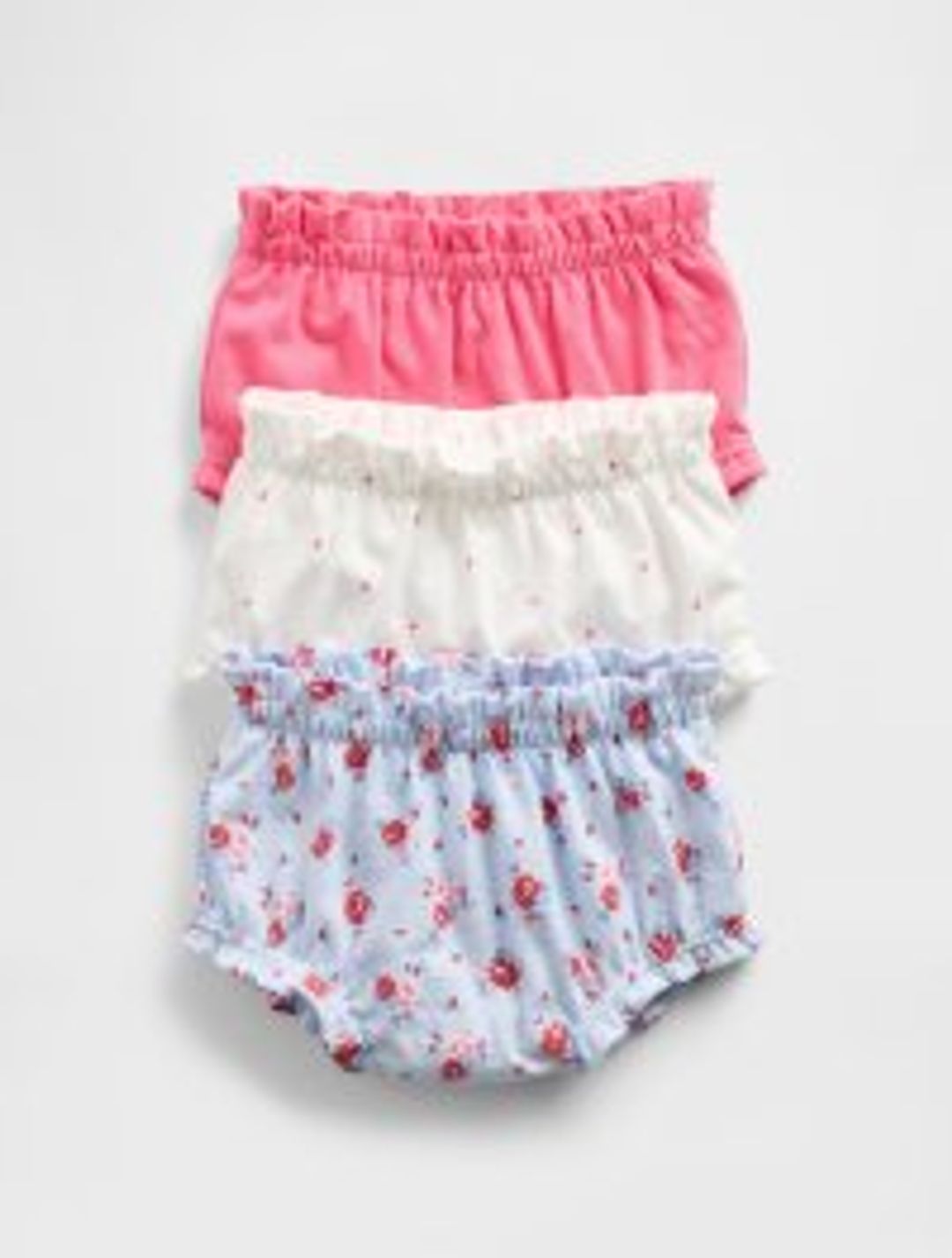Baby First Favorites Organic Cotton Ruffle Shorts (3-Pack)