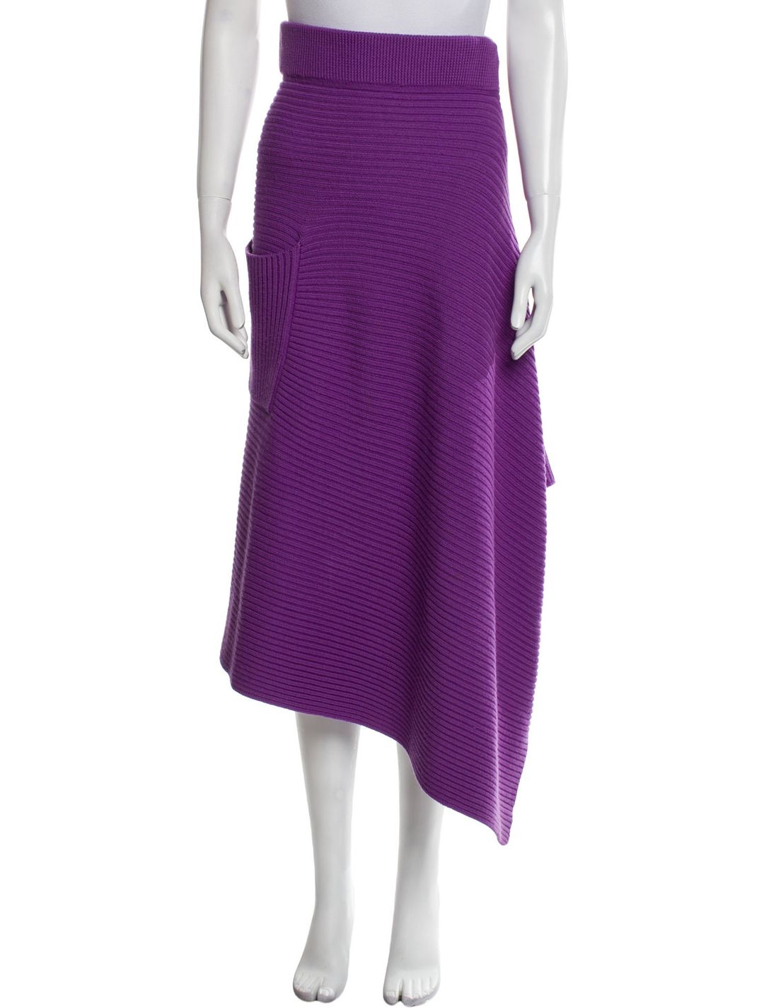 Tibi Merino Wool Midi Length Skirt