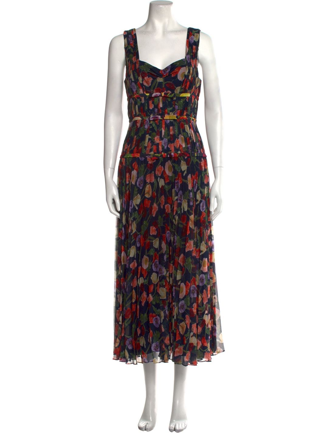 Floral Print Long Dress