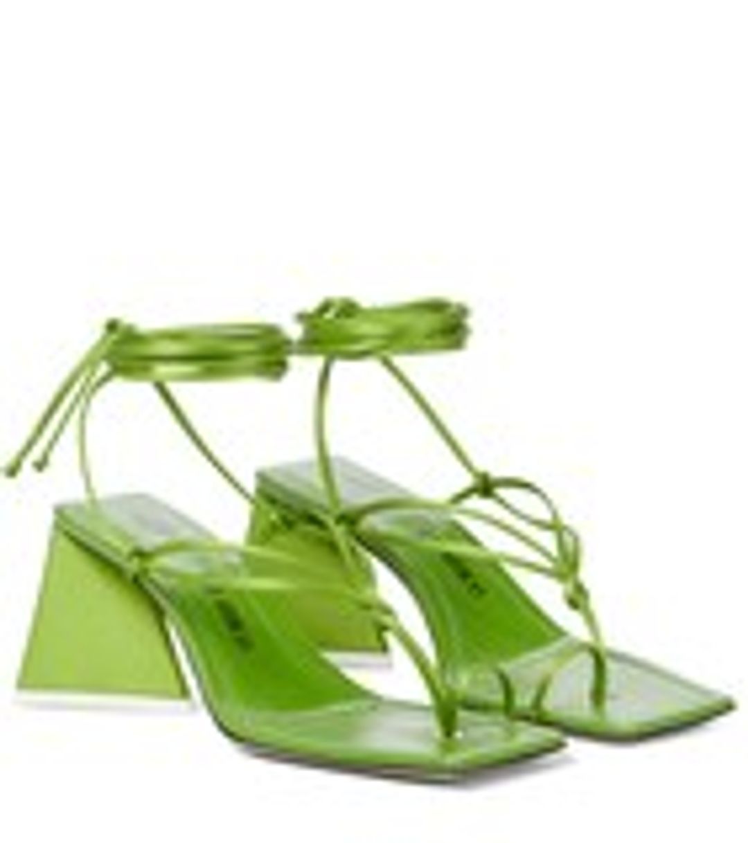 Mona satin thong sandals